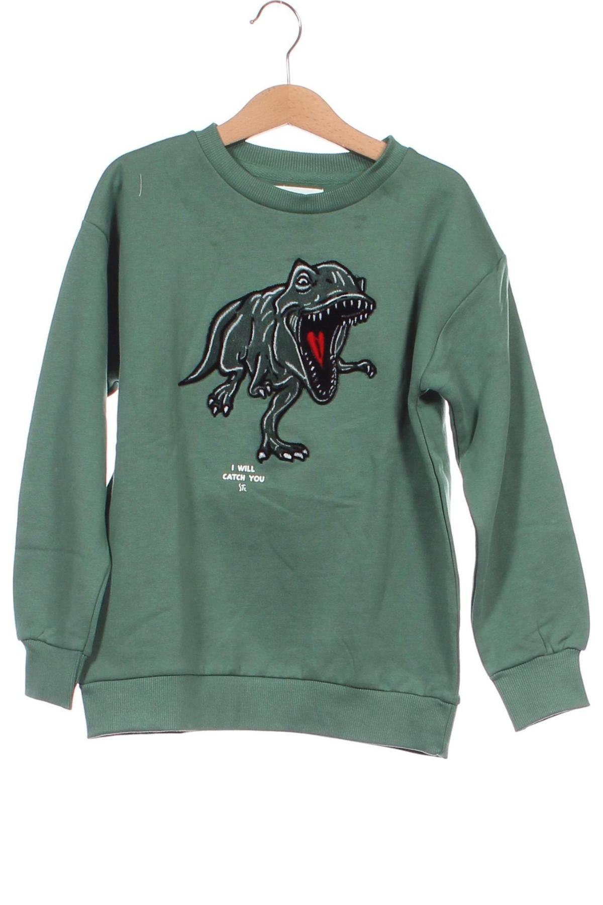 Kinder Shirt Staccato, Größe 5-6y/ 116-122 cm, Farbe Grün, Preis 26,29 €