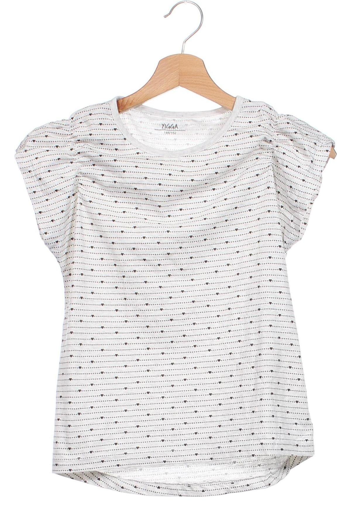 Kinder Shirt Yigga, Größe 10-11y/ 146-152 cm, Farbe Grau, Preis 3,83 €