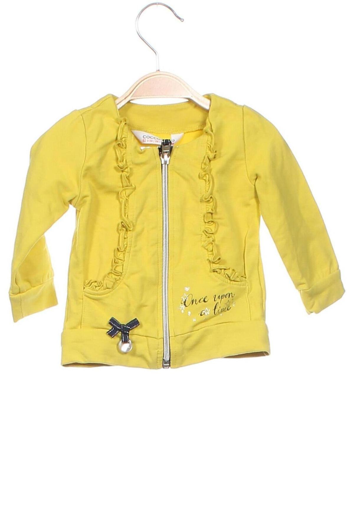 Kinder Strickjacke Coccodrillo, Größe 3-6m/ 62-68 cm, Farbe Grün, Preis 3,99 €