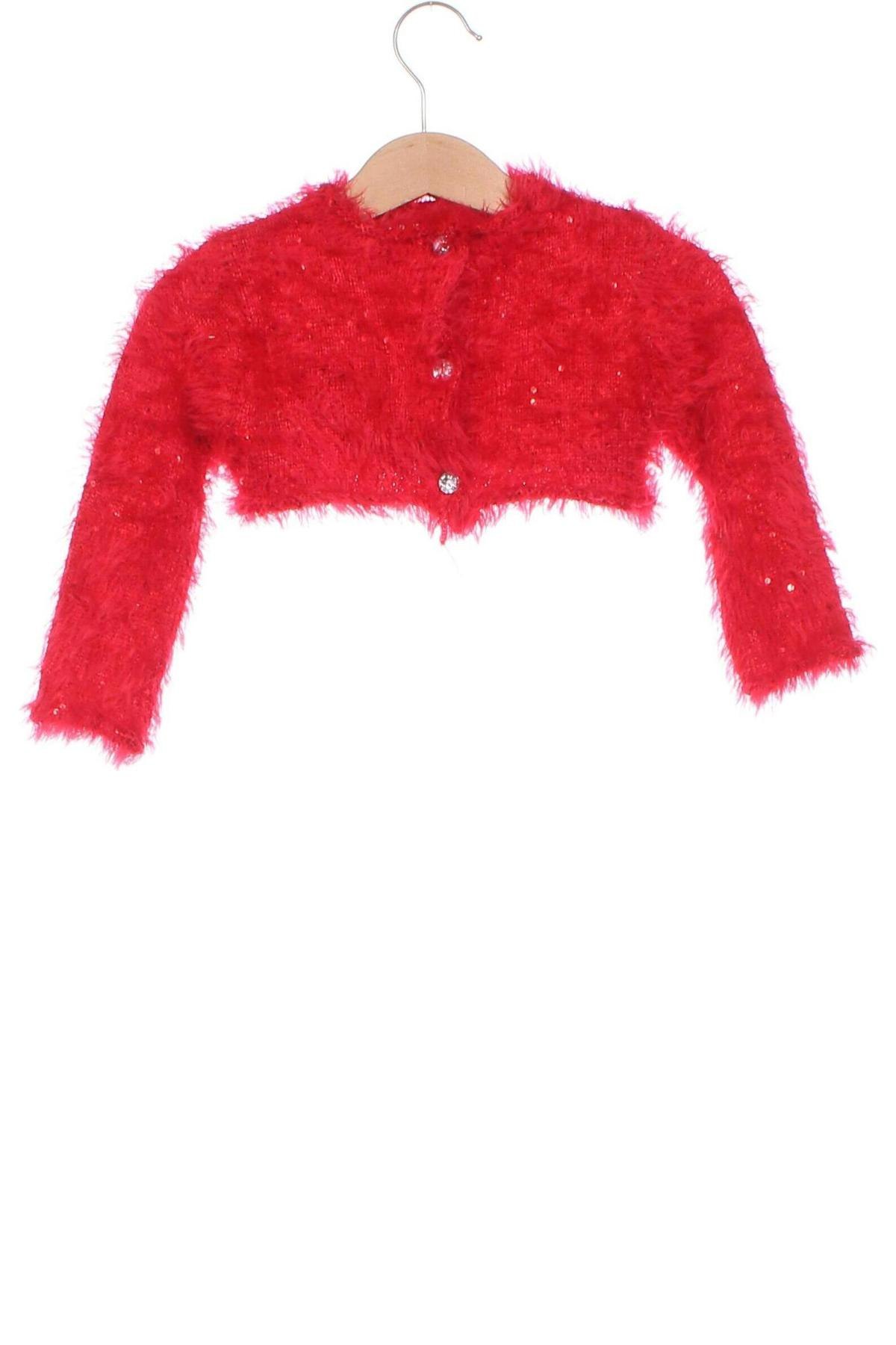 Pulover cu nasturi pentru copii Prenatal, Mărime 3-6m/ 62-68 cm, Culoare Roșu, Preț 20,20 Lei