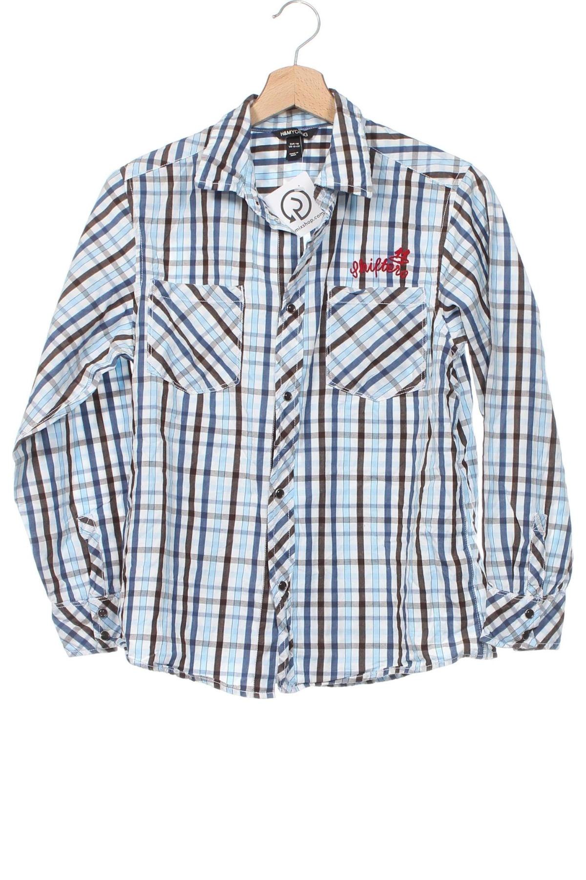 Παιδικό πουκάμισο H&M, Μέγεθος 11-12y/ 152-158 εκ., Χρώμα Πολύχρωμο, Τιμή 3,88 €
