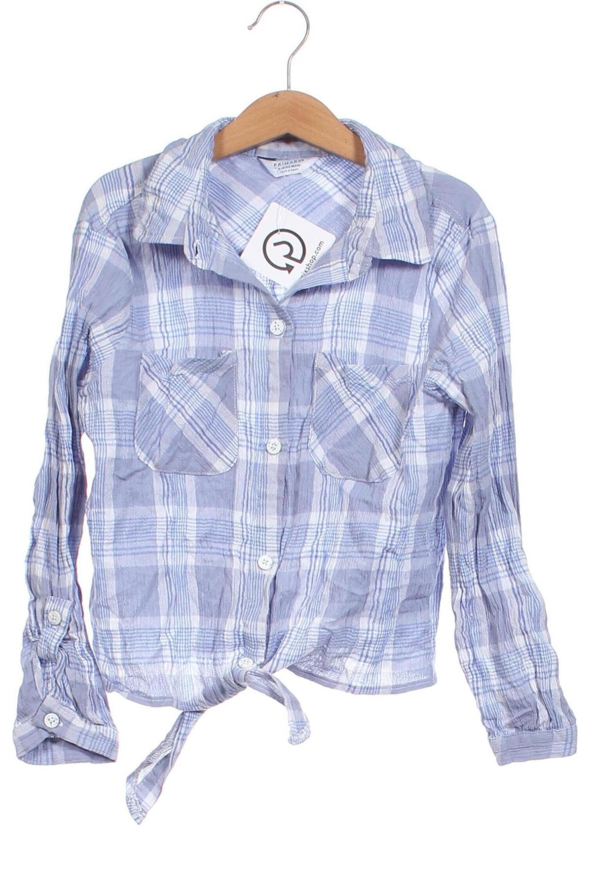 Детска риза Primark, Размер 11-12y/ 152-158 см, Цвят Син, Цена 5,83 лв.