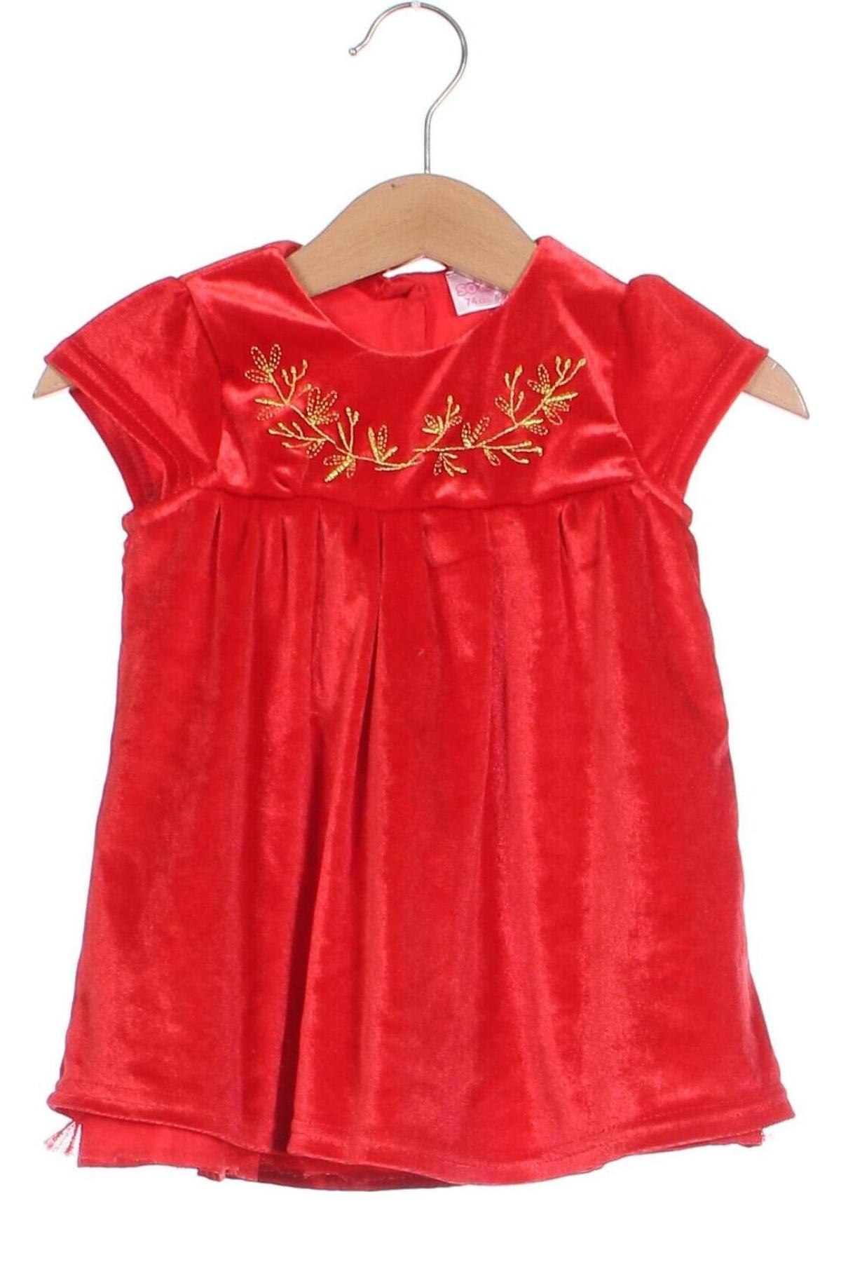 Kinderkleid, Größe 6-9m/ 68-74 cm, Farbe Rot, Preis € 5,99