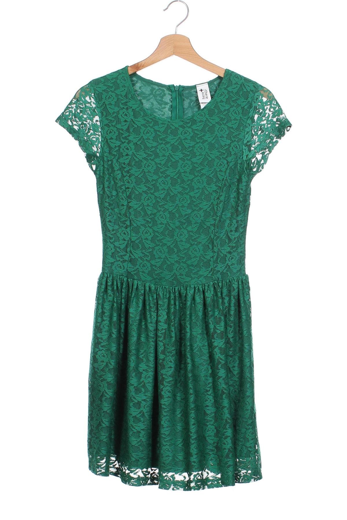 Dziecięca sukienka Here+There, Rozmiar 12-13y/ 158-164 cm, Kolor Zielony, Cena 54,15 zł