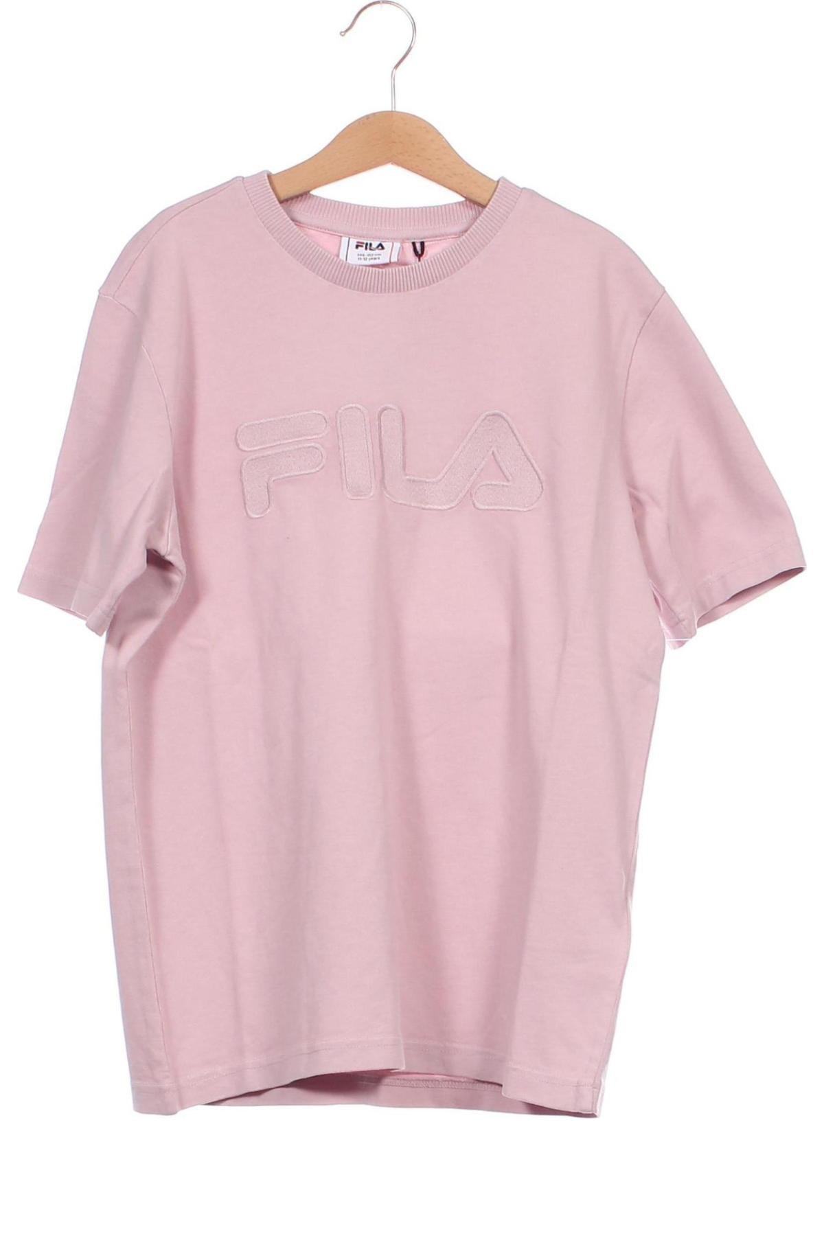 Детска тениска FILA, Размер 10-11y/ 146-152 см, Цвят Розов, Цена 30,60 лв.