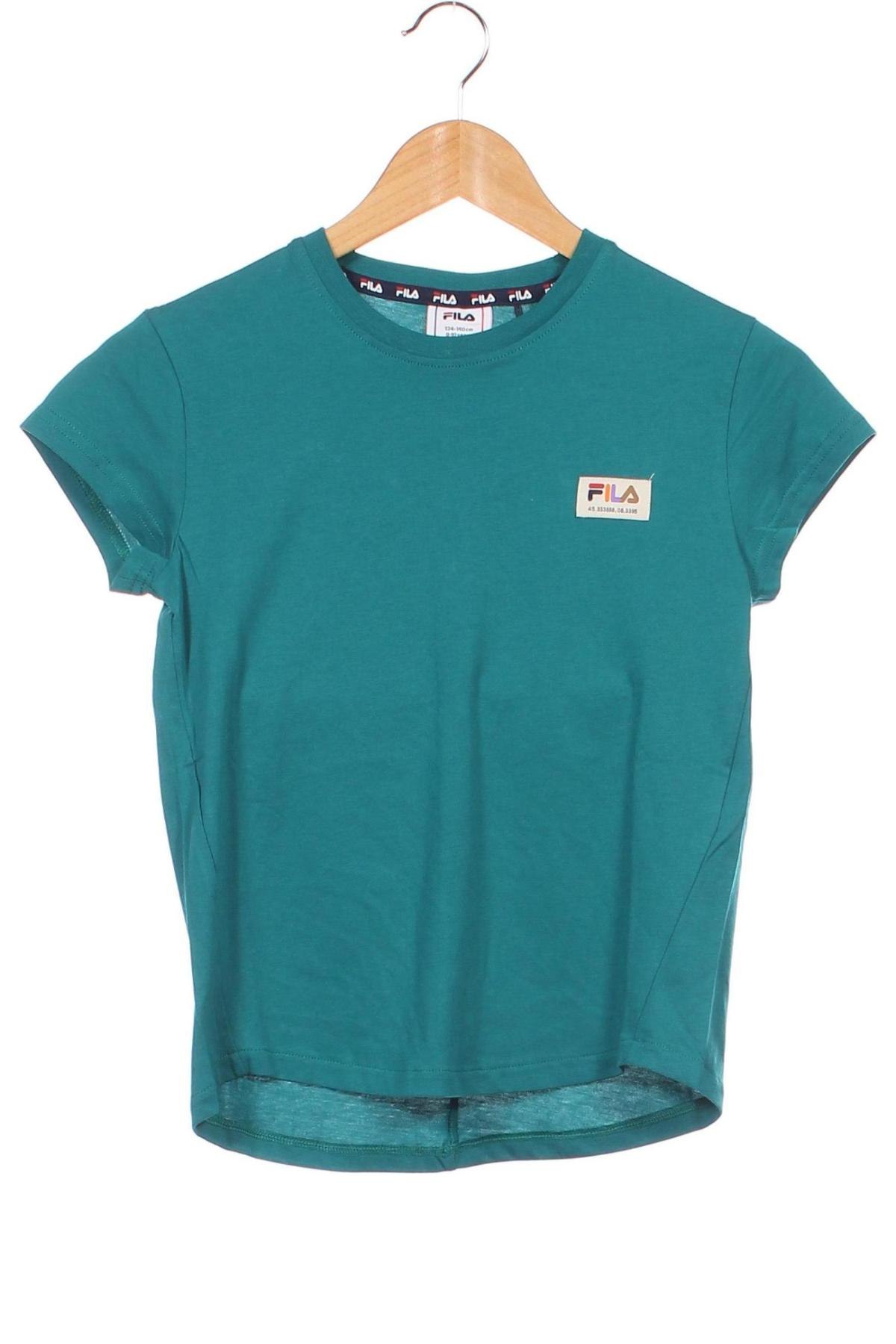 Детска тениска FILA, Размер 8-9y/ 134-140 см, Цвят Зелен, Цена 26,95 лв.