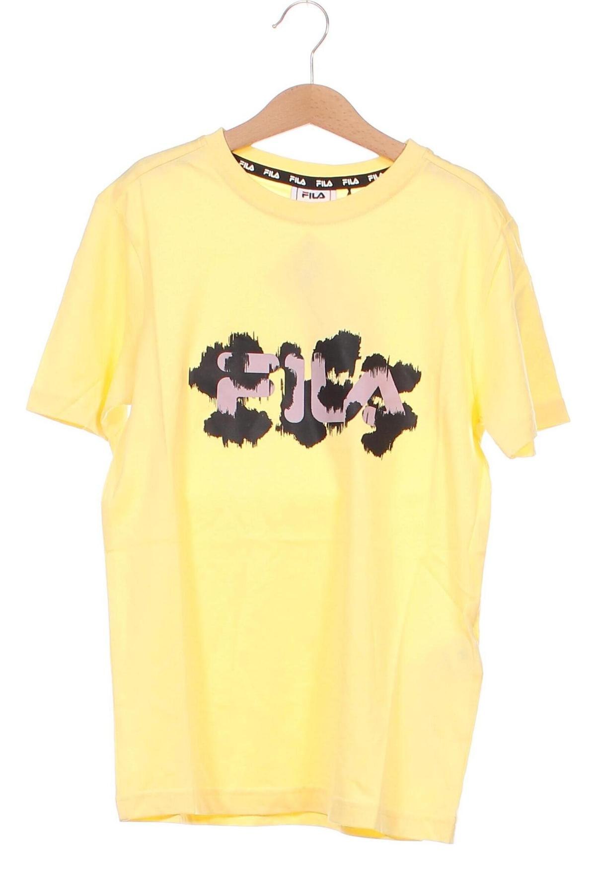Kinder T-Shirt FILA, Größe 10-11y/ 146-152 cm, Farbe Gelb, Preis 15,77 €