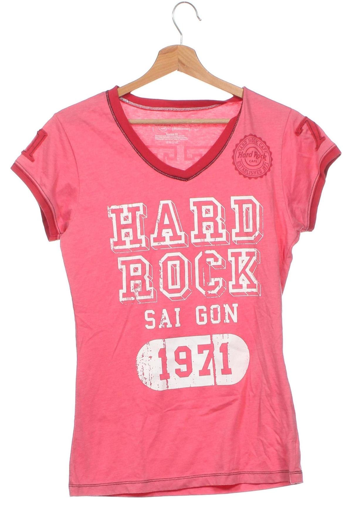 Detské tričko Hard Rock Cafe, Veľkosť 12-13y/ 158-164 cm, Farba Ružová, Cena  8,00 €