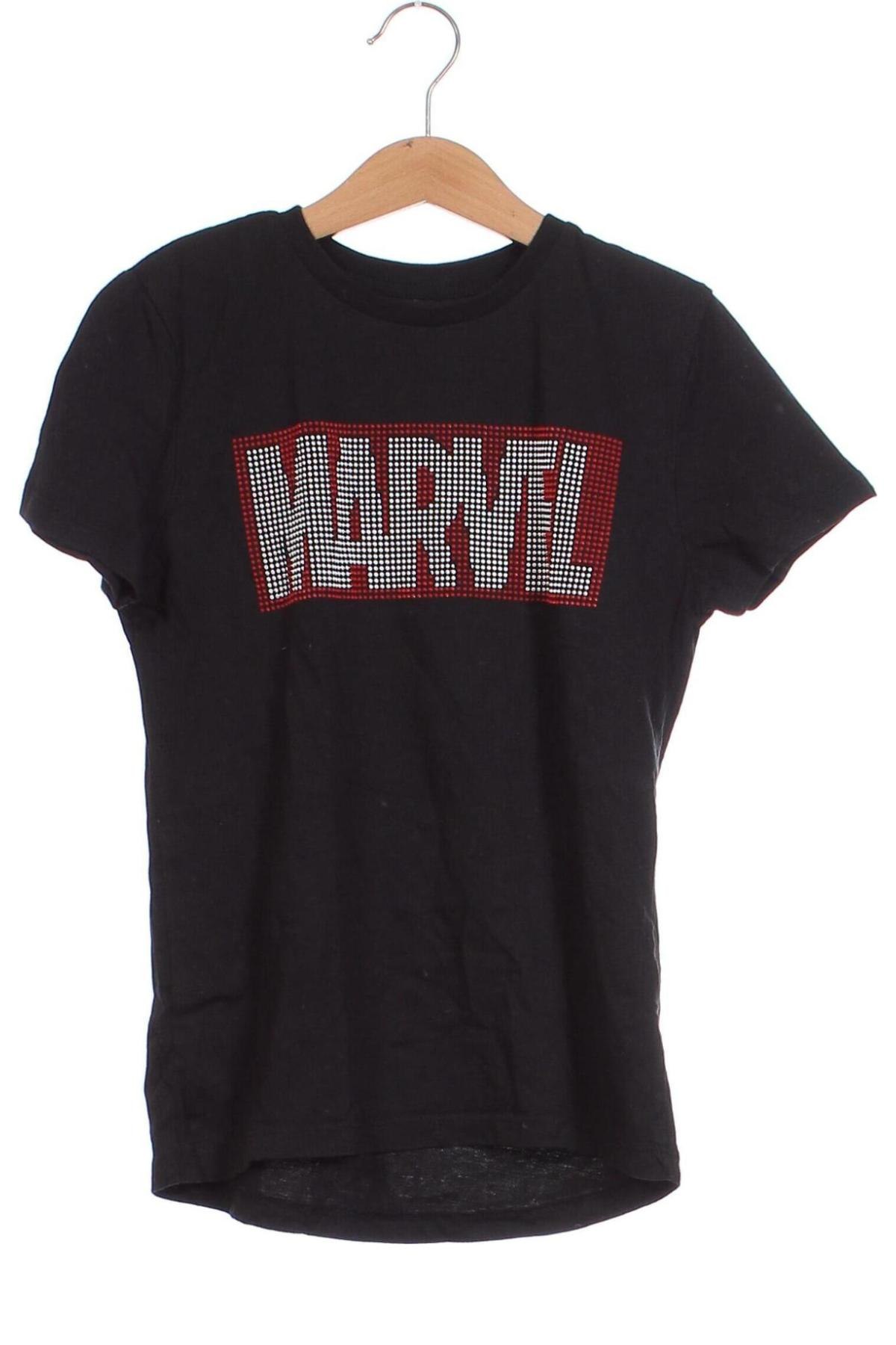 Dziecięcy T-shirt Marvel, Rozmiar 7-8y/ 128-134 cm, Kolor Czarny, Cena 35,95 zł