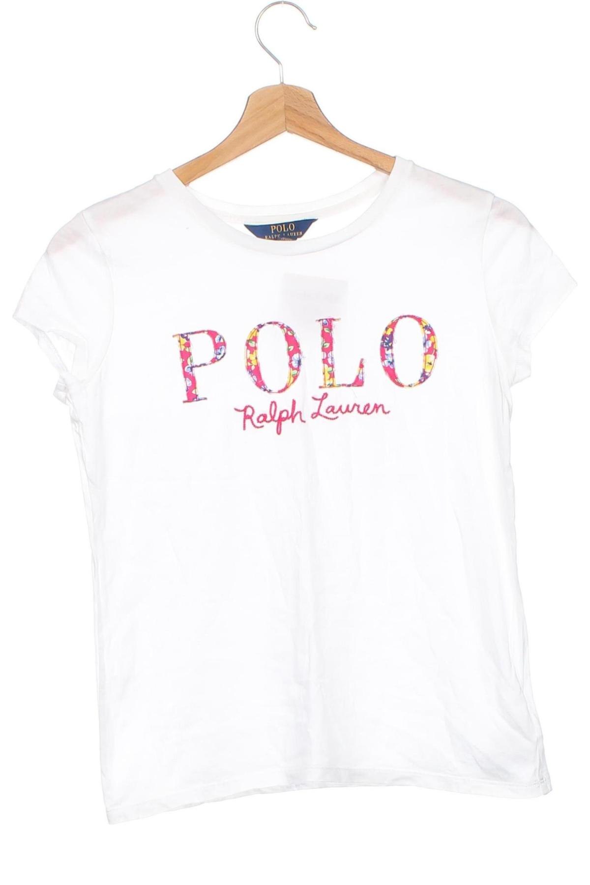 Tricou pentru copii Polo By Ralph Lauren, Mărime 8-9y/ 134-140 cm, Culoare Alb, Preț 39,22 Lei