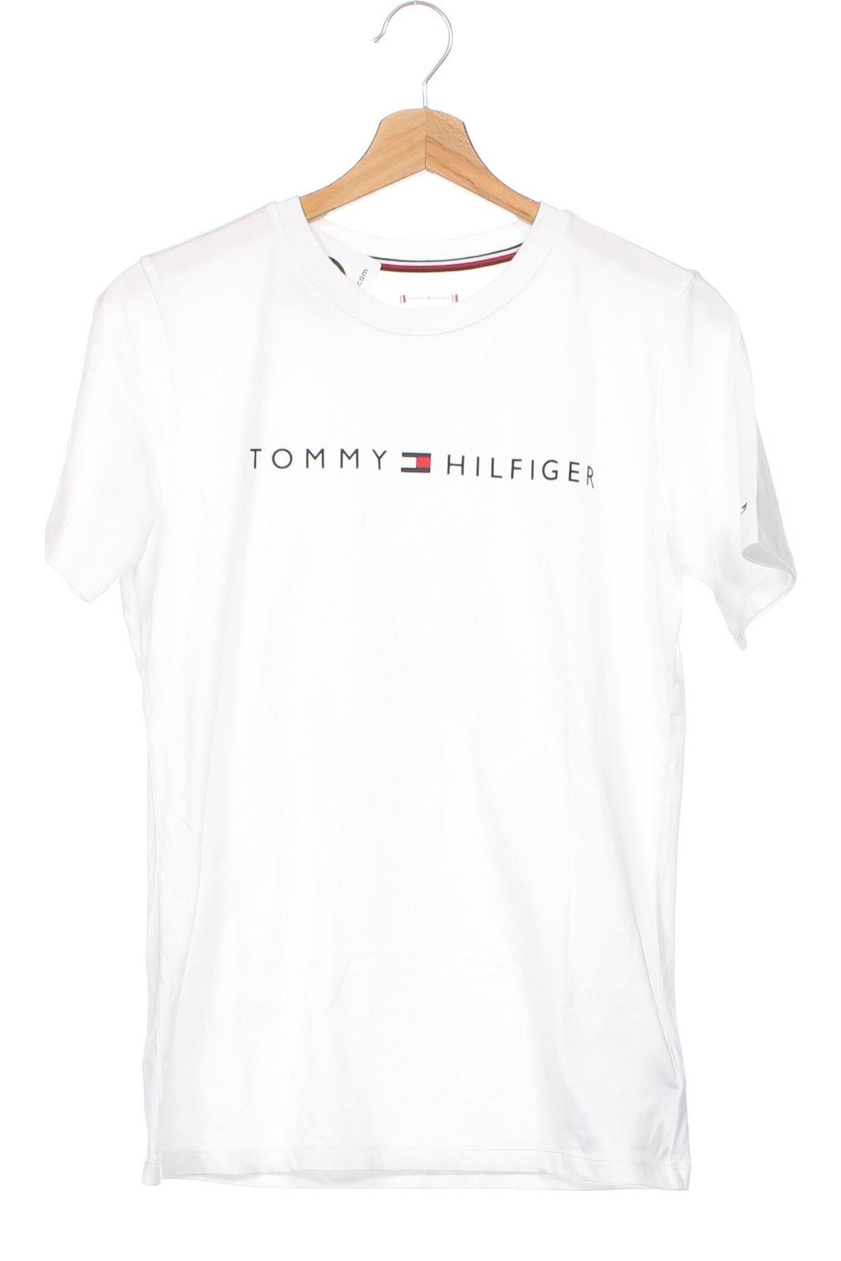 Παιδικό μπλουζάκι Tommy Hilfiger, Μέγεθος 13-14y/ 164-168 εκ., Χρώμα Λευκό, Τιμή 24,74 €