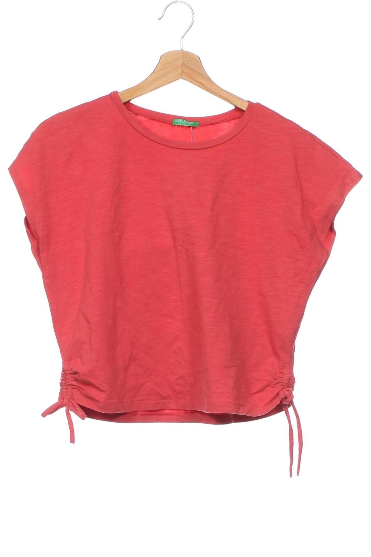 Dziecięcy T-shirt United Colors Of Benetton, Rozmiar 12-13y/ 158-164 cm, Kolor Czerwony, Cena 47,98 zł