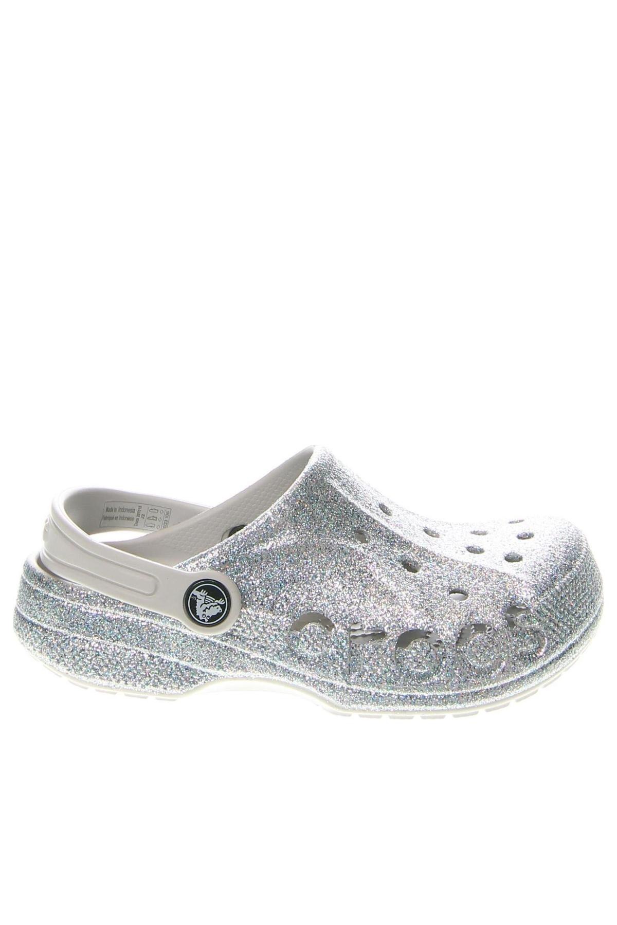 Kinderpantoffeln Crocs, Größe 33, Farbe Silber, Preis 22,16 €