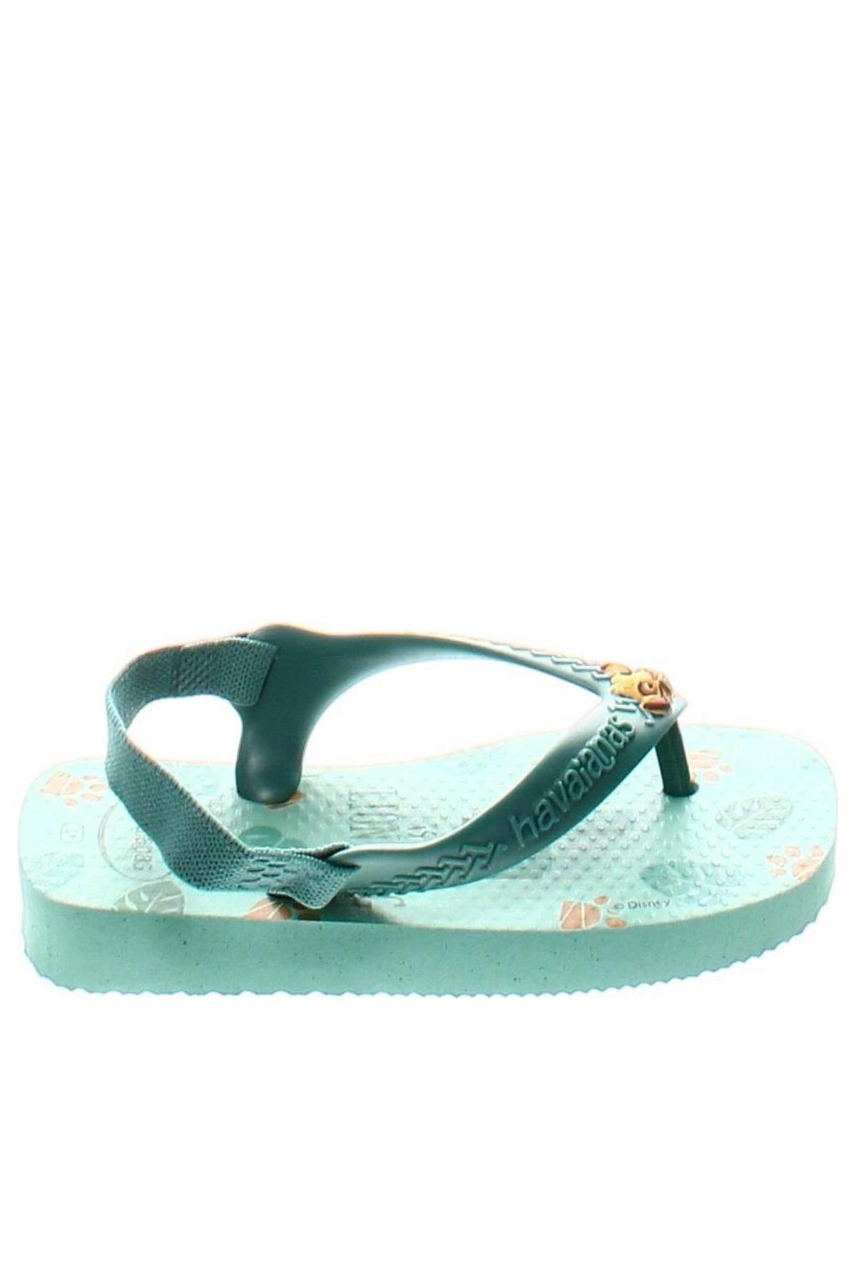 Детски чехли Havaianas, Größe 21, Farbe Grün, Preis 10,29 €