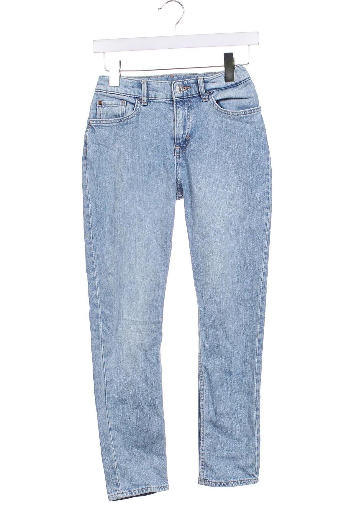 Dziecięce jeansy H&M, Rozmiar 11-12y/ 152-158 cm, Kolor Niebieski, Cena 51,18 zł