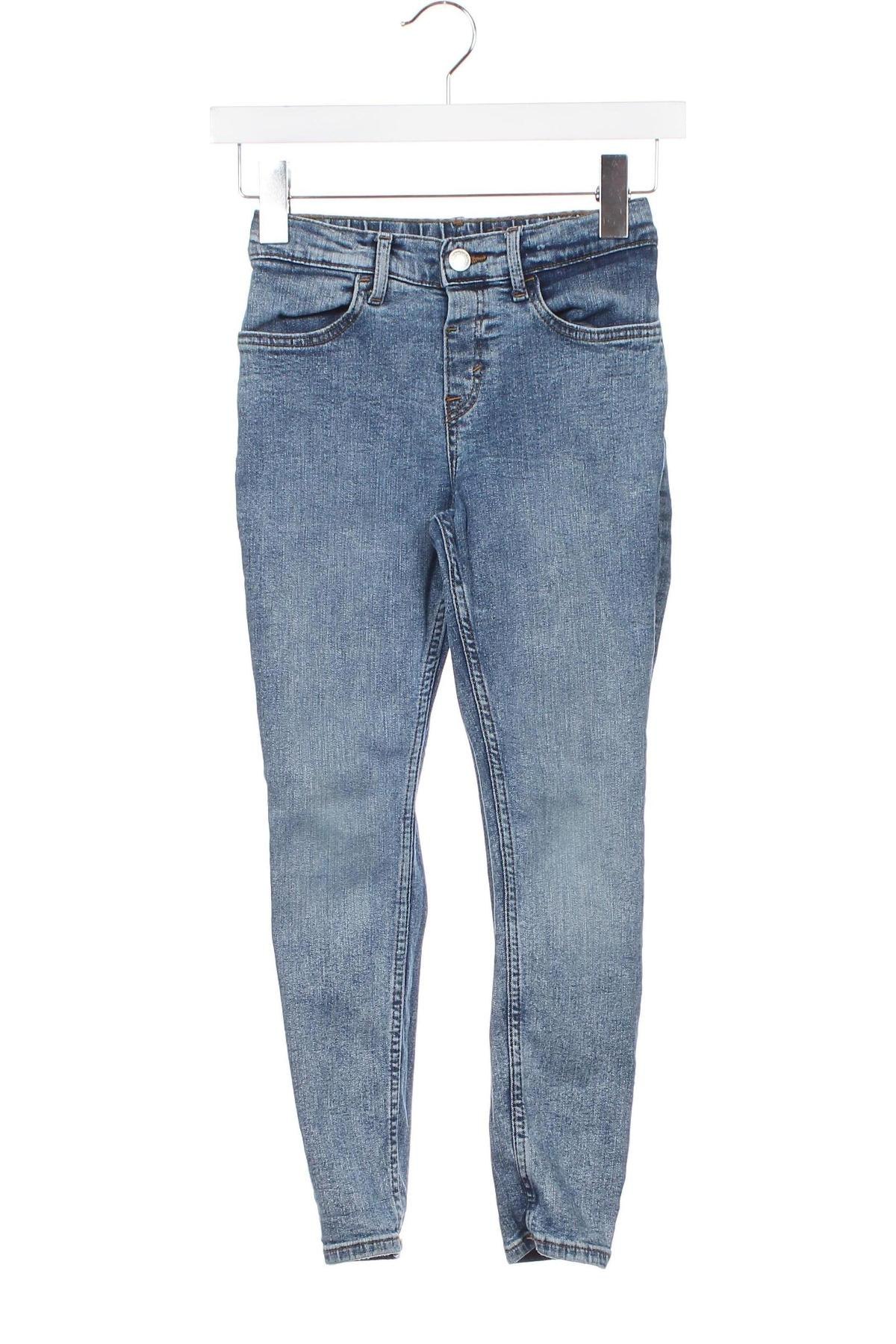 Dziecięce jeansy H&M, Rozmiar 8-9y/ 134-140 cm, Kolor Niebieski, Cena 44,58 zł