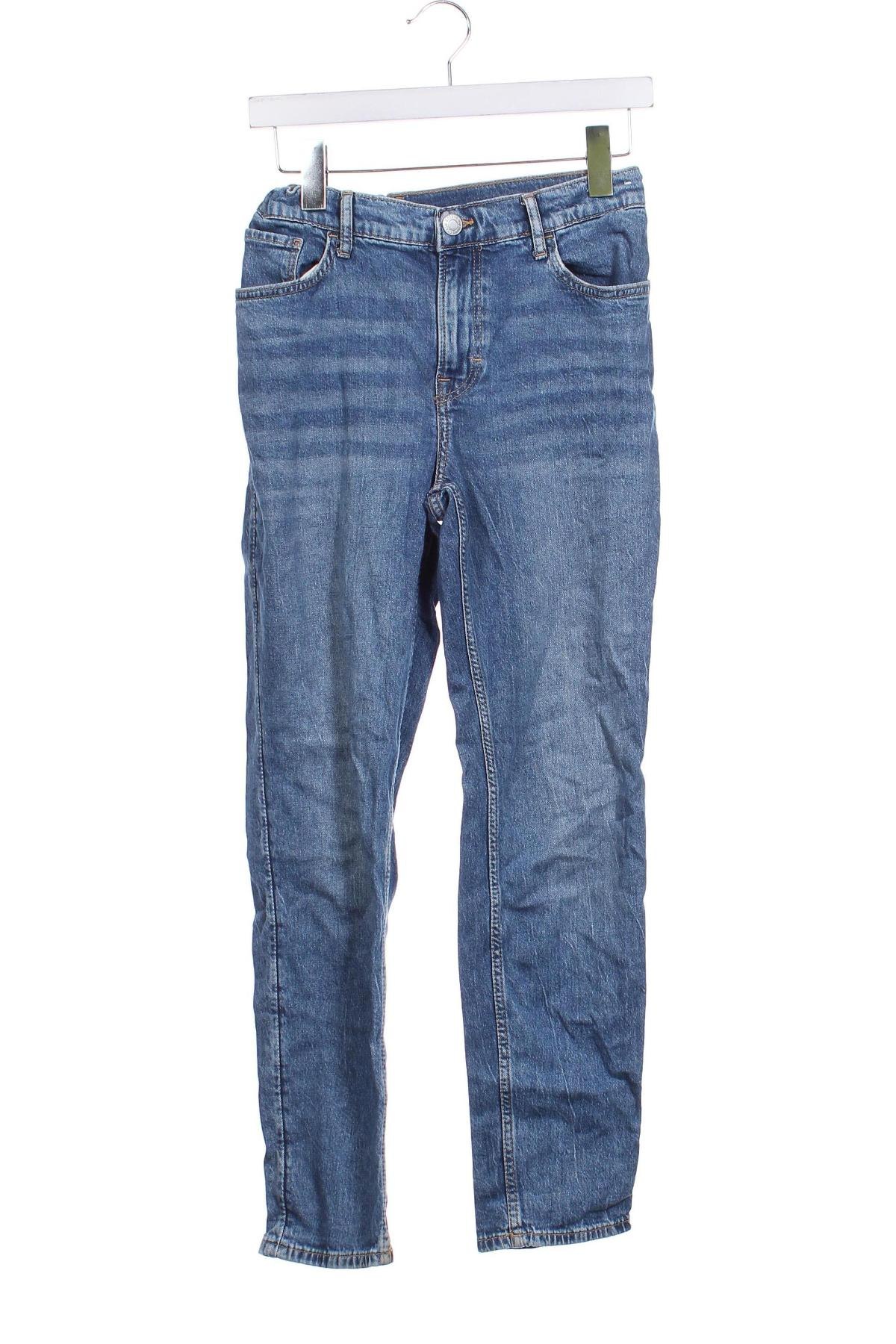 Dětské džíny  H&M, Velikost 13-14y/ 164-168 cm, Barva Modrá, Cena  204,00 Kč