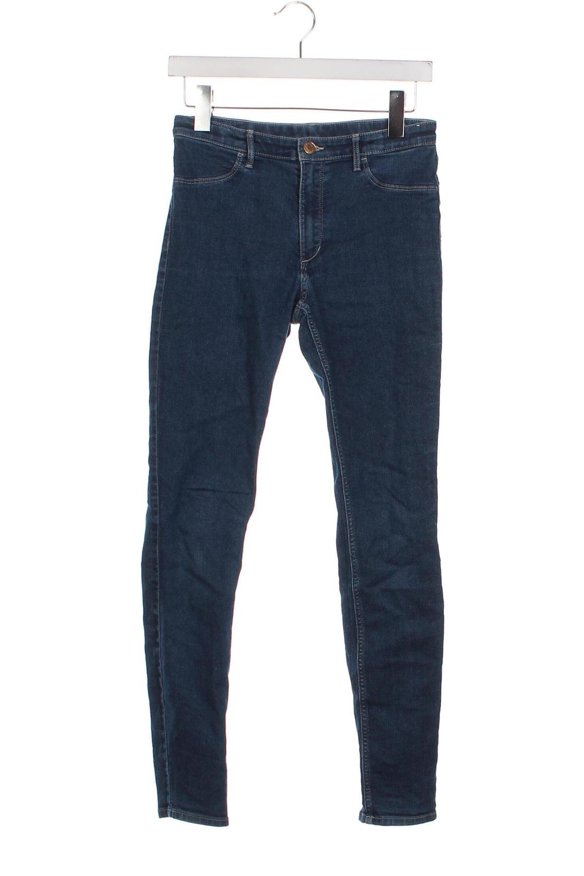 Dziecięce jeansy H&M, Rozmiar 12-13y/ 158-164 cm, Kolor Niebieski, Cena 40,94 zł