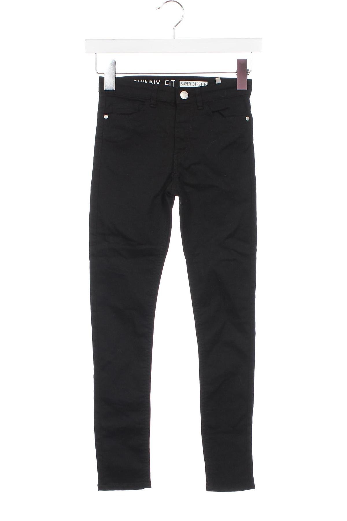 Dětské džíny  H&M, Velikost 7-8y/ 128-134 cm, Barva Černá, Cena  242,00 Kč