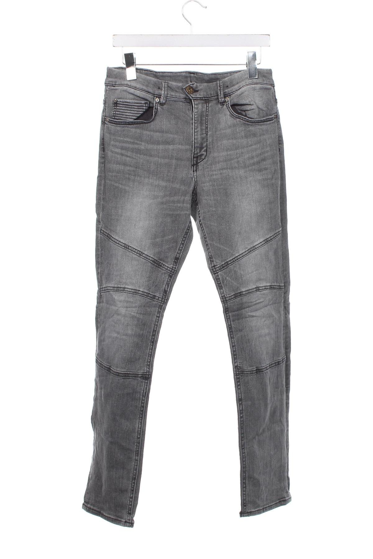 Dziecięce jeansy H&M, Rozmiar 14-15y/ 168-170 cm, Kolor Szary, Cena 102,35 zł