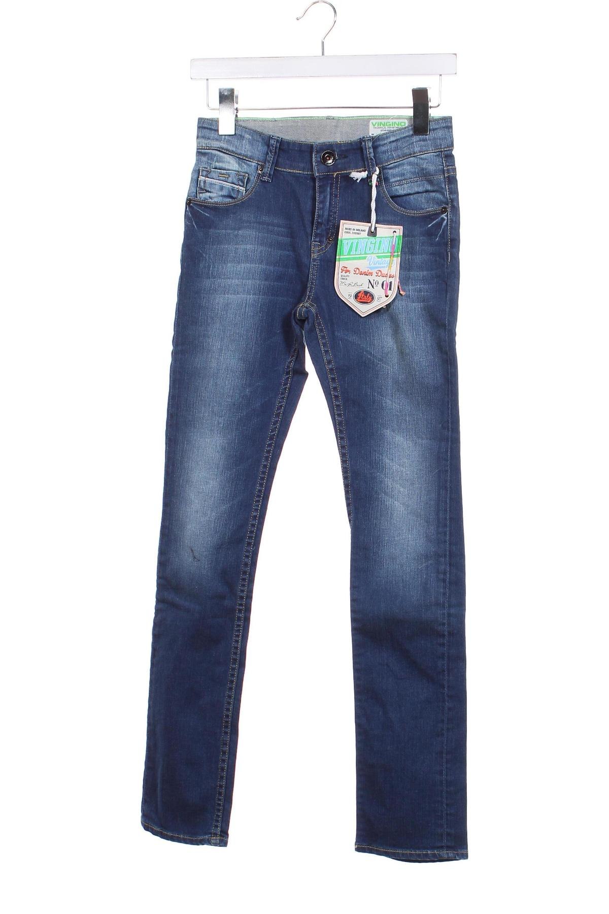 Kinderjeans Vingino, Größe 12-13y/ 158-164 cm, Farbe Blau, Preis 5,49 €