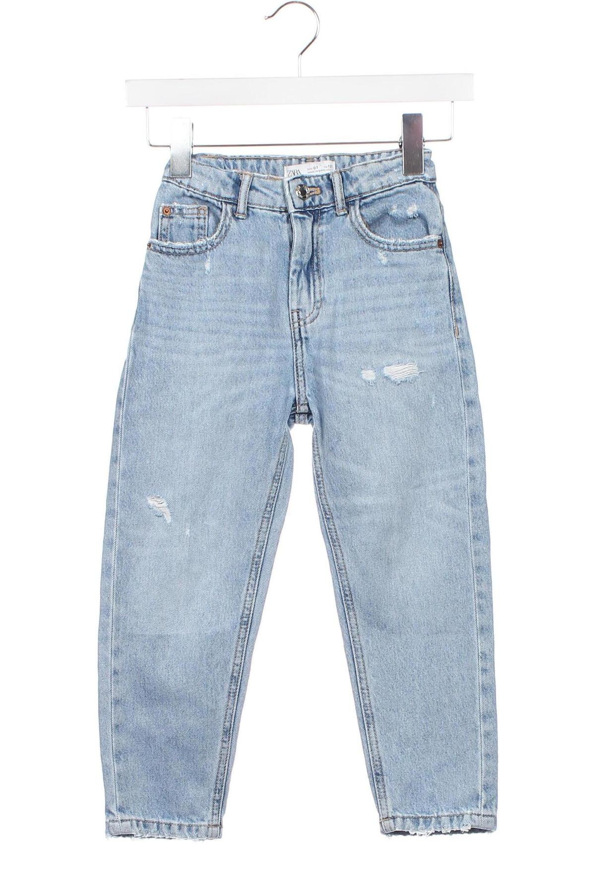 Kinderjeans Zara, Größe 6-7y/ 122-128 cm, Farbe Blau, Preis € 9,21