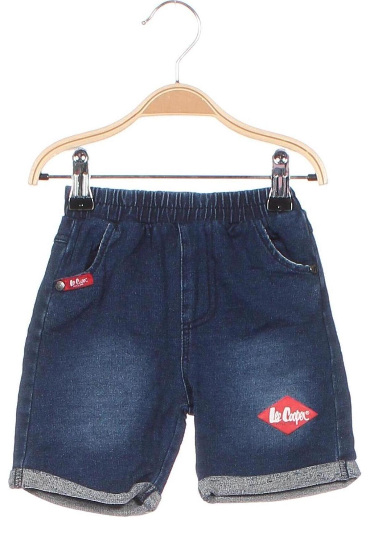 Pantaloni scurți pentru copii Lee Cooper, Mărime 12-18m/ 80-86 cm, Culoare Albastru, Preț 56,59 Lei