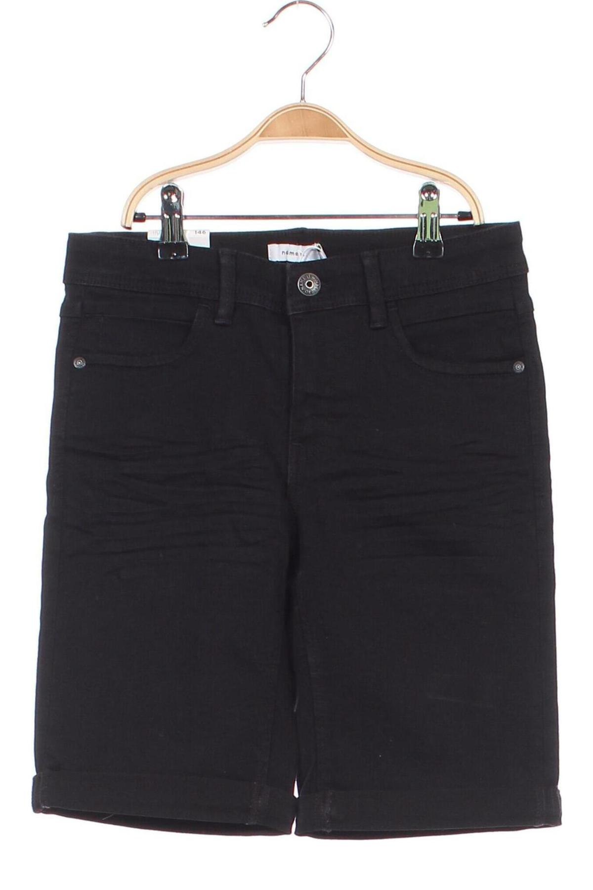 Detské krátke nohavice  Name It, Veľkosť 10-11y/ 146-152 cm, Farba Čierna, Cena  11,83 €