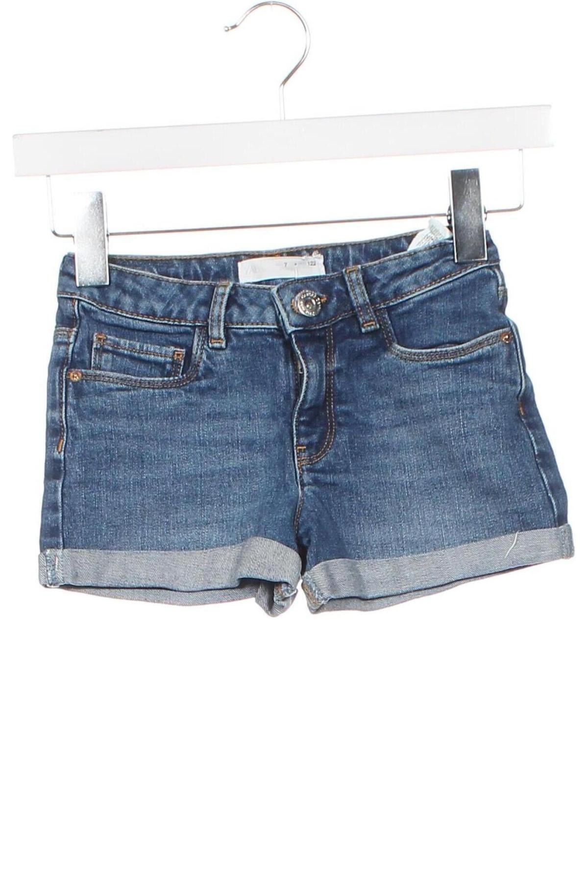 Kinder Shorts Zara, Größe 5-6y/ 116-122 cm, Farbe Blau, Preis 3,79 €