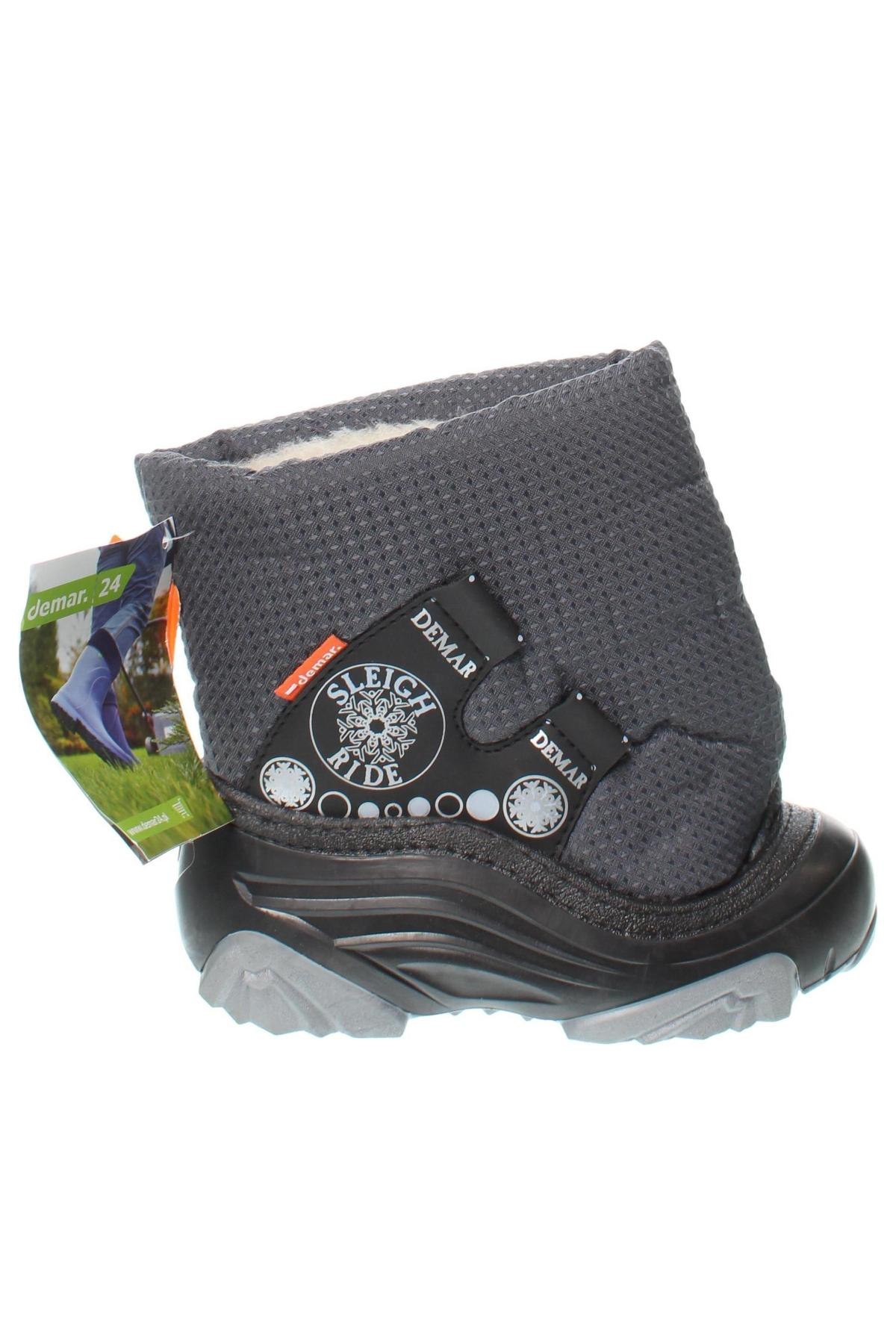 Kinderschuhe Demar, Größe 24, Farbe Grau, Preis 19,49 €