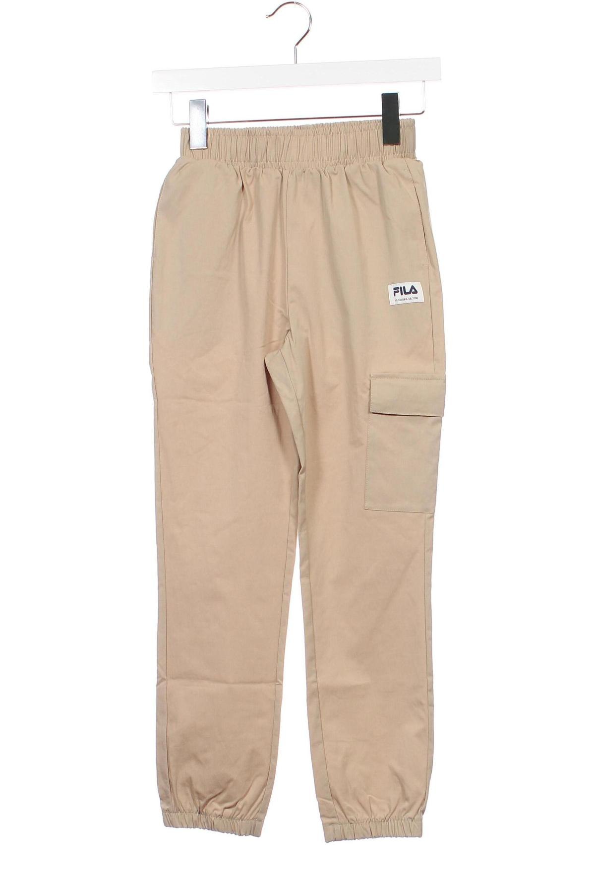 Детски панталон FILA, Размер 8-9y/ 134-140 см, Цвят Бежов, Цена 42,50 лв.