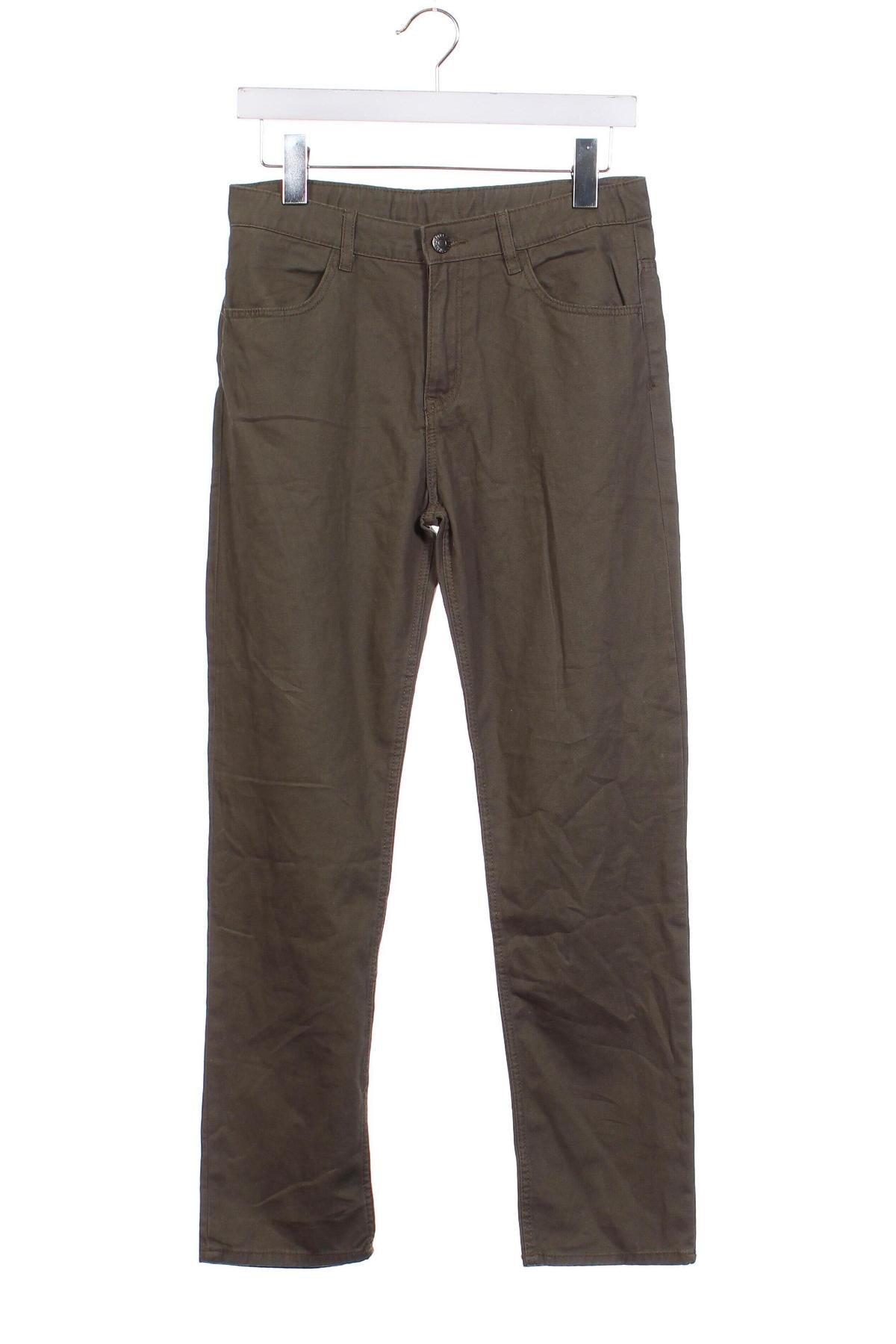 Pantaloni pentru copii H&M, Mărime 12-13y/ 158-164 cm, Culoare Verde, Preț 34,54 Lei
