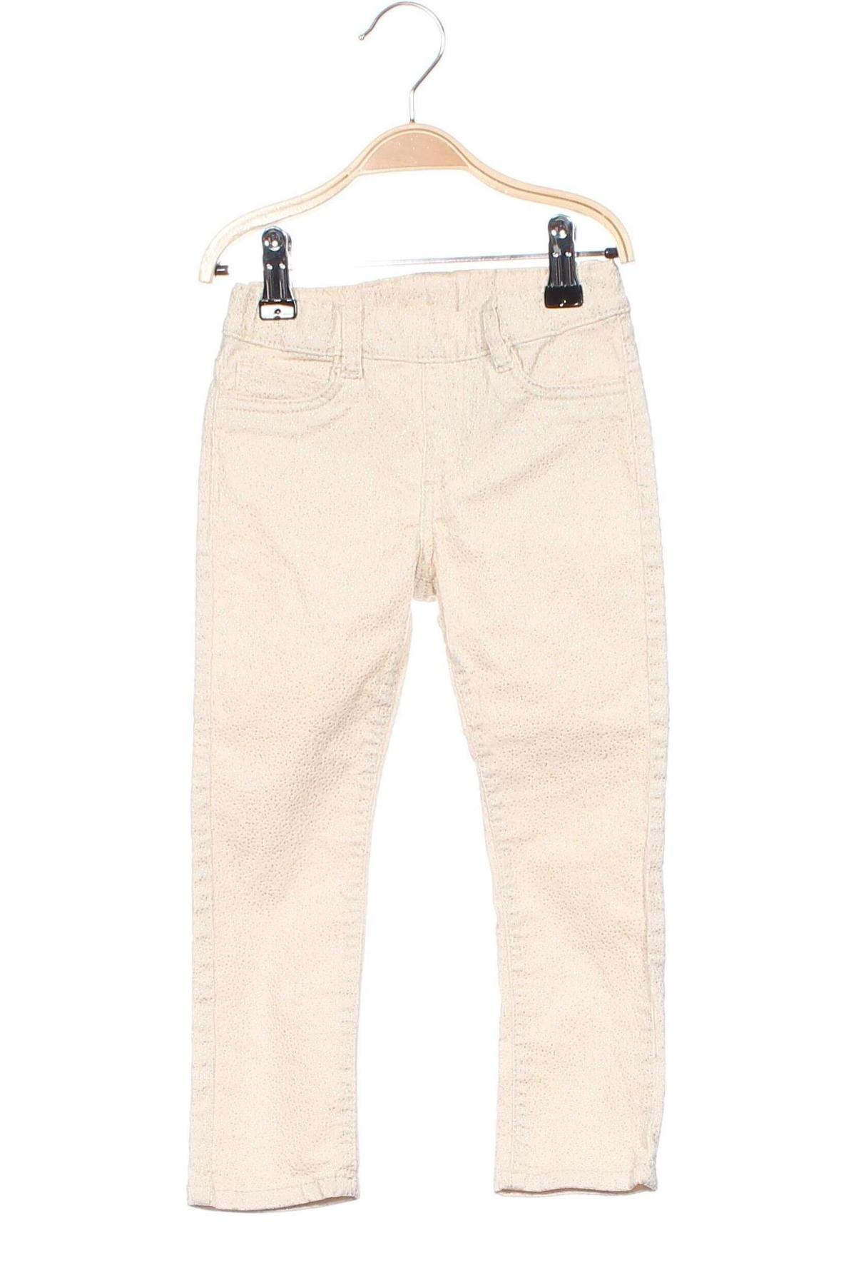 Pantaloni pentru copii H&M, Mărime 18-24m/ 86-98 cm, Culoare Ecru, Preț 29,99 Lei