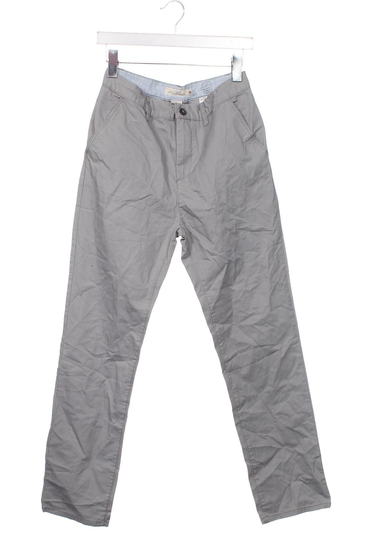 Pantaloni pentru copii H&M L.O.G.G., Mărime 14-15y/ 168-170 cm, Culoare Gri, Preț 35,92 Lei