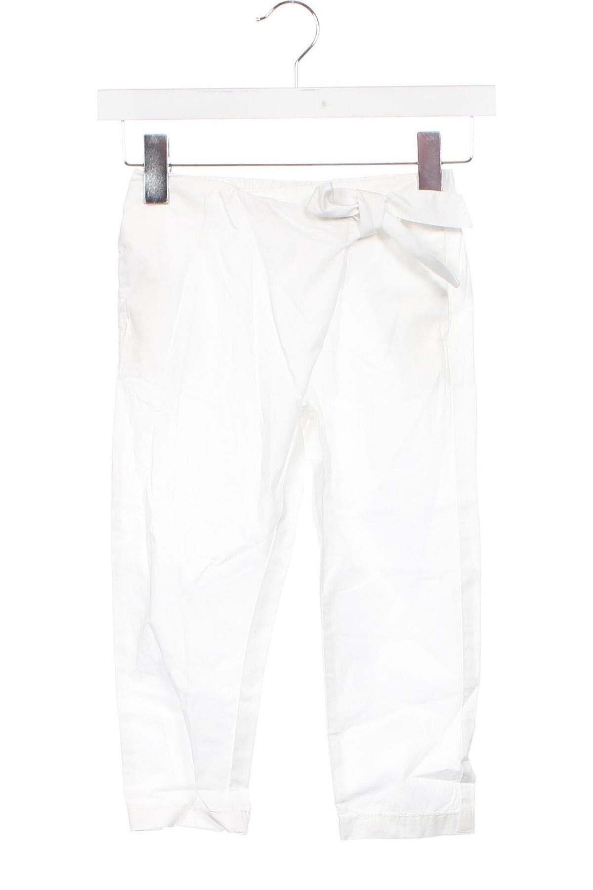 Dziecięce spodnie United Colors Of Benetton, Rozmiar 4-5y/ 110-116 cm, Kolor Biały, Cena 41,79 zł