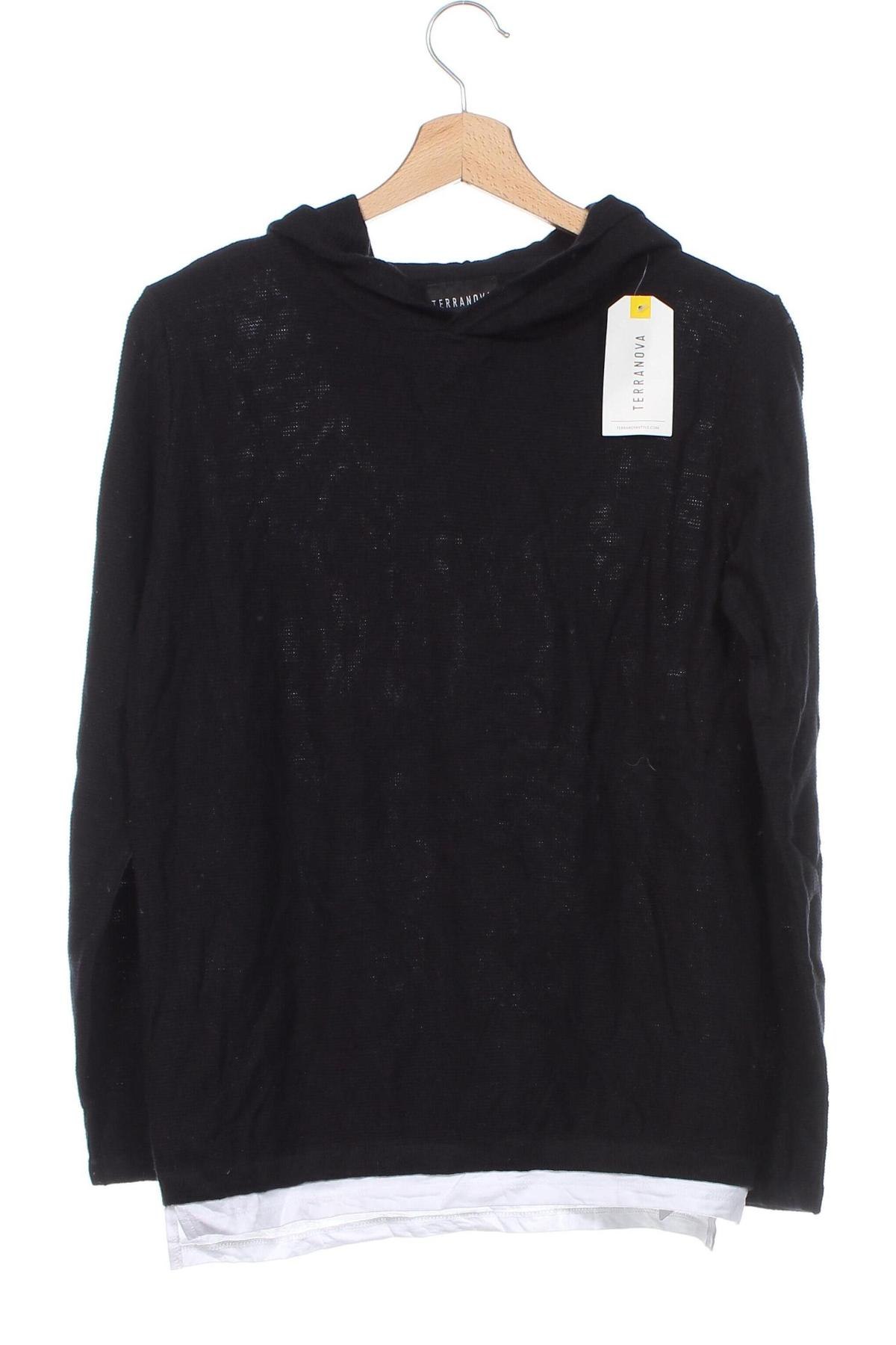 Παιδικό πουλόβερ Terranova, Μέγεθος 11-12y/ 152-158 εκ., Χρώμα Μαύρο, Τιμή 10,02 €