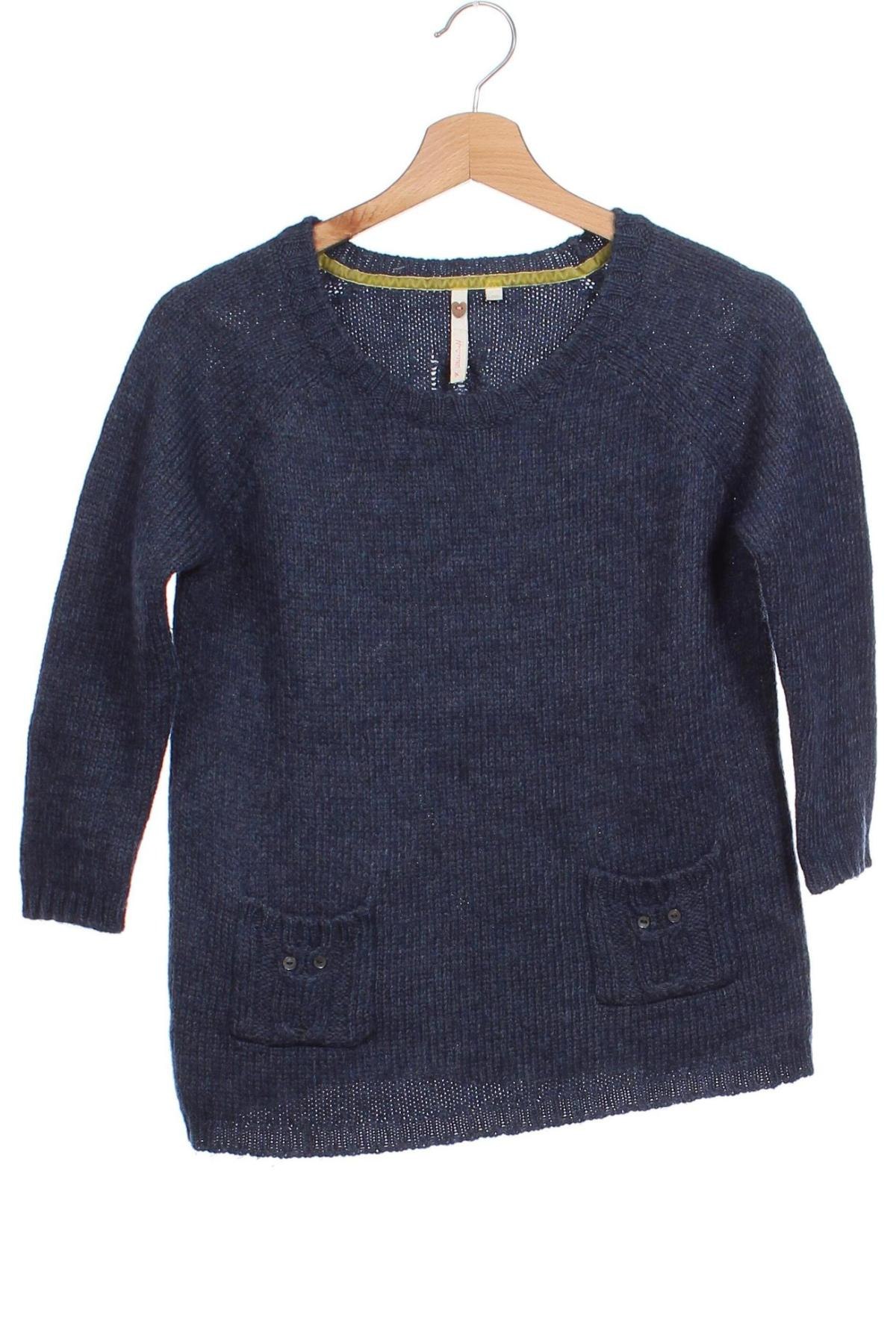 Kinderpullover White Stuff, Größe 10-11y/ 146-152 cm, Farbe Blau, Preis € 11,99