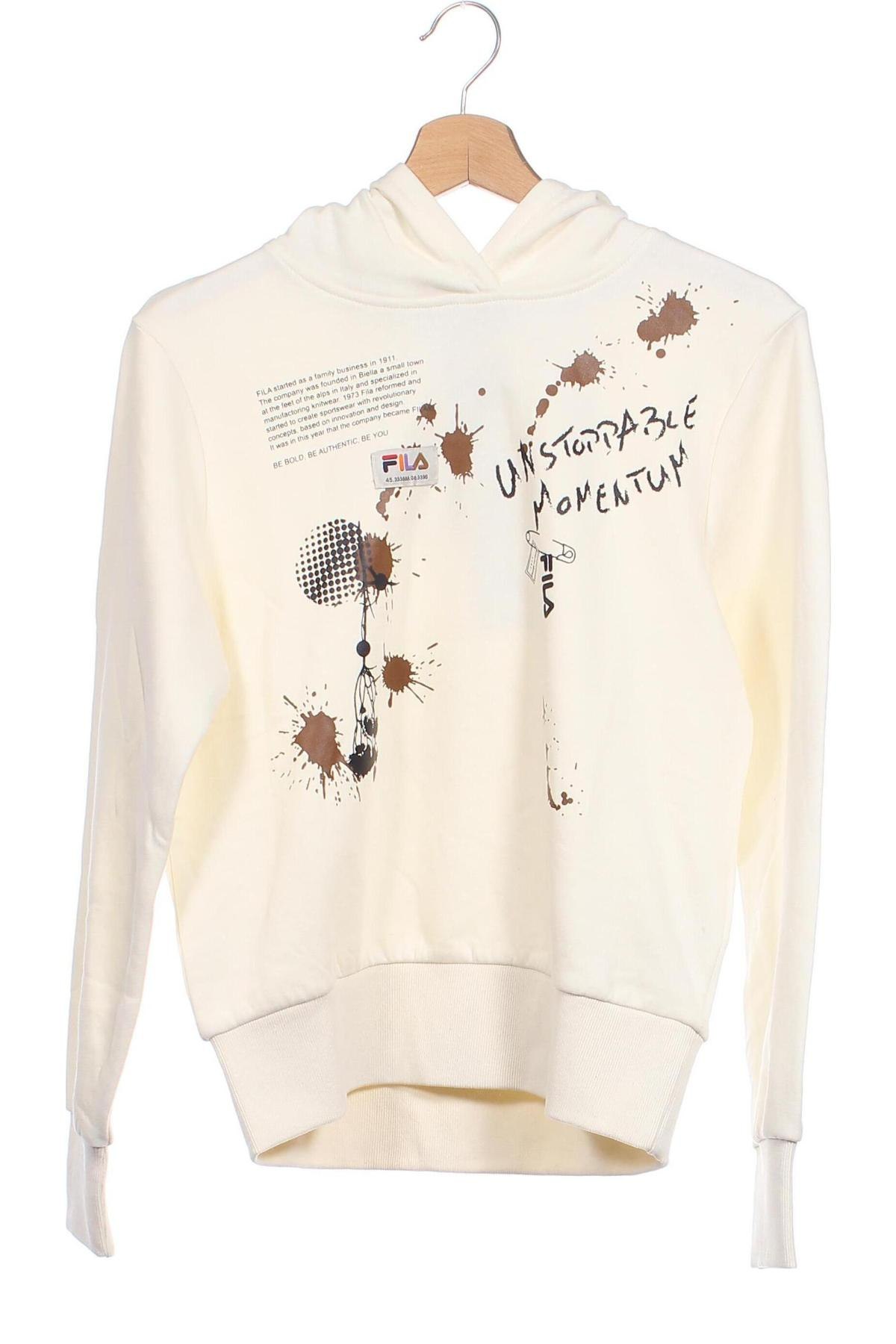 Kinder Sweatshirts FILA, Größe 12-13y/ 158-164 cm, Farbe Ecru, Preis € 31,55