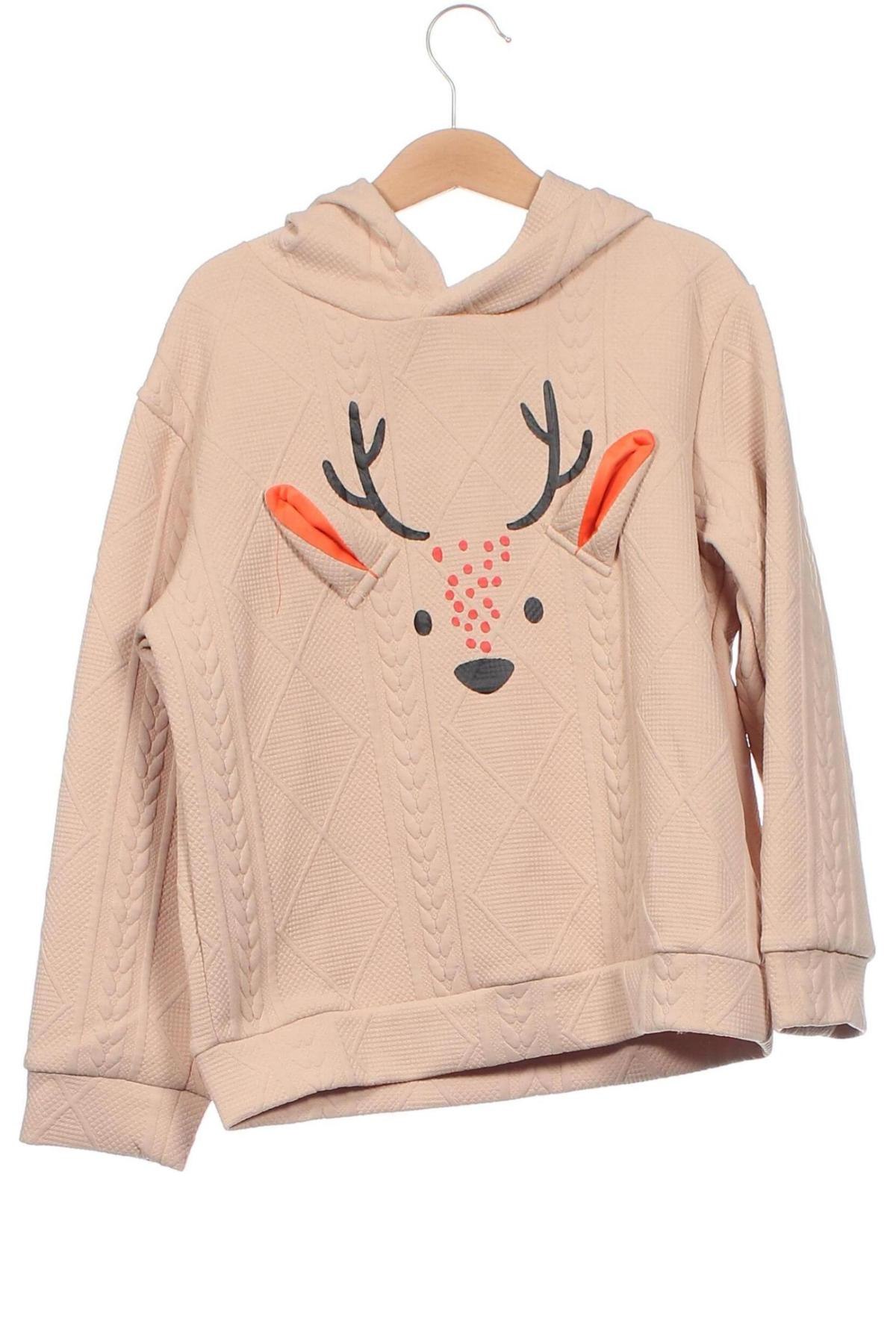 Kinder Sweatshirts SHEIN, Größe 6-7y/ 122-128 cm, Farbe Beige, Preis 6,40 €