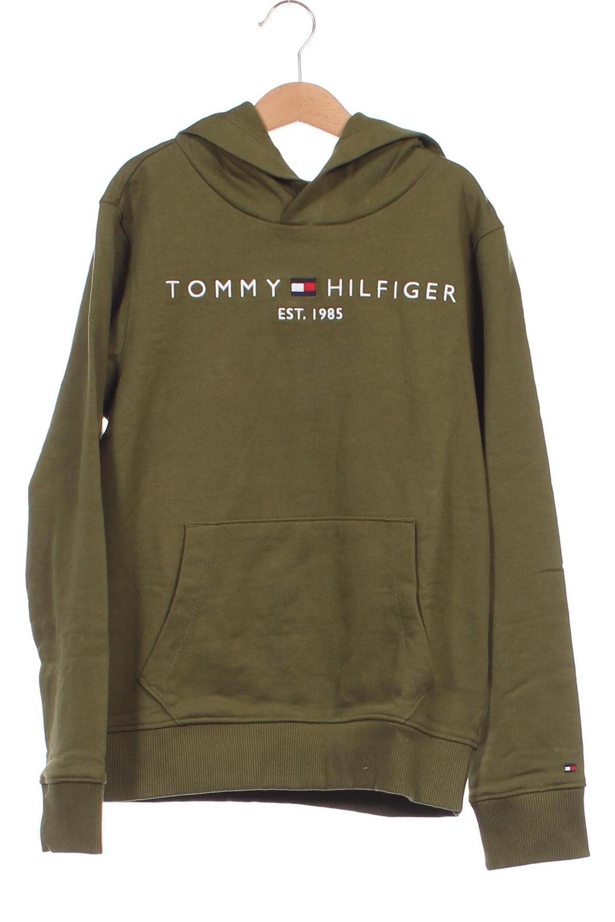Gyerek sweatshirt Tommy Hilfiger, Méret 11-12y / 152-158 cm, Szín Zöld, Ár 12 558 Ft