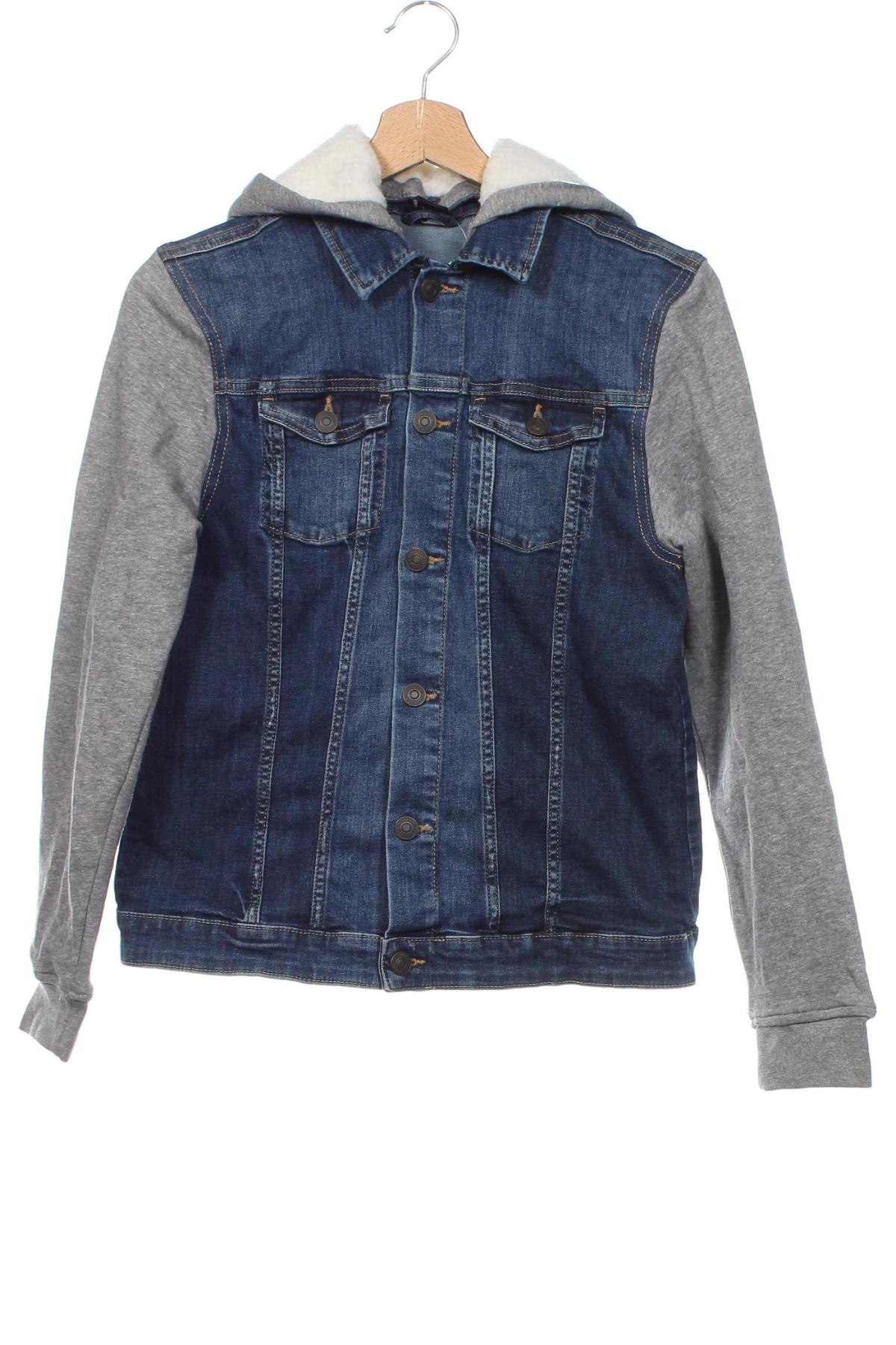 Detská džínsová bunda  H&M, Veľkosť 13-14y/ 164-168 cm, Farba Modrá, Cena  10,78 €