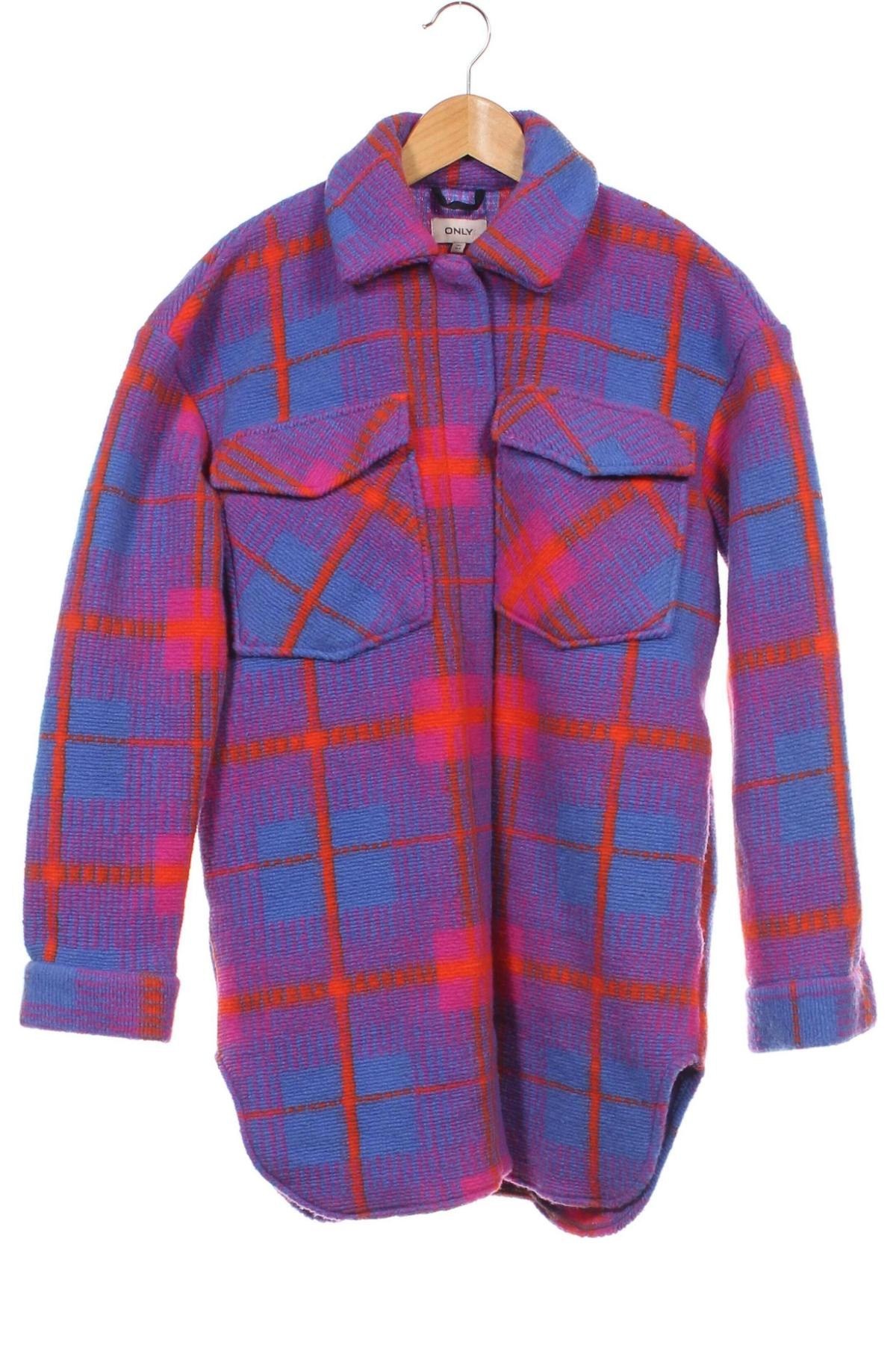 Παιδικό παλτό ONLY, Μέγεθος 13-14y/ 164-168 εκ., Χρώμα Πολύχρωμο, Τιμή 18,41 €