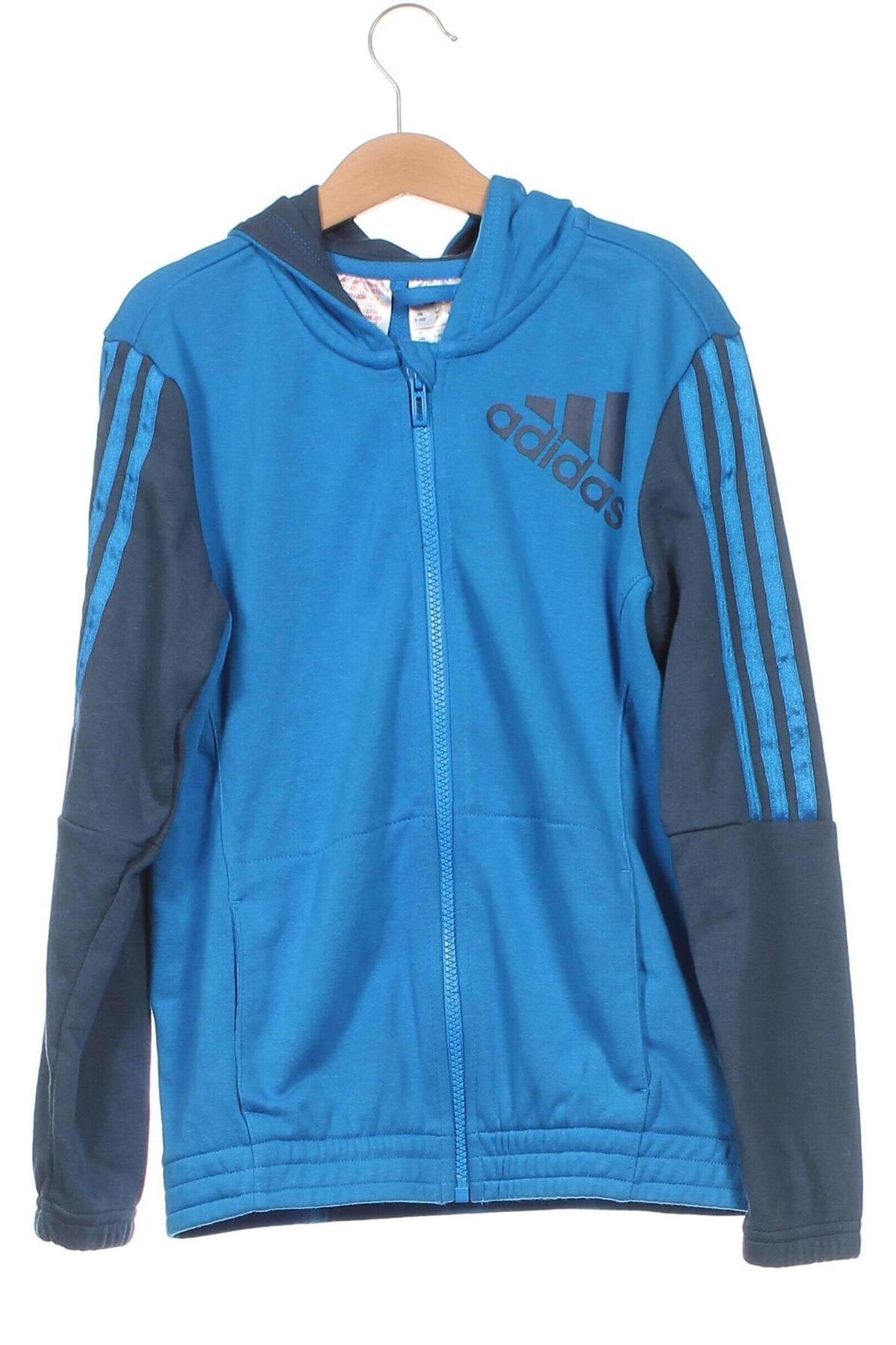 Dětská horní část sportovní soupravy Adidas, Velikost 9-10y/ 140-146 cm, Barva Modrá, Cena  508,00 Kč