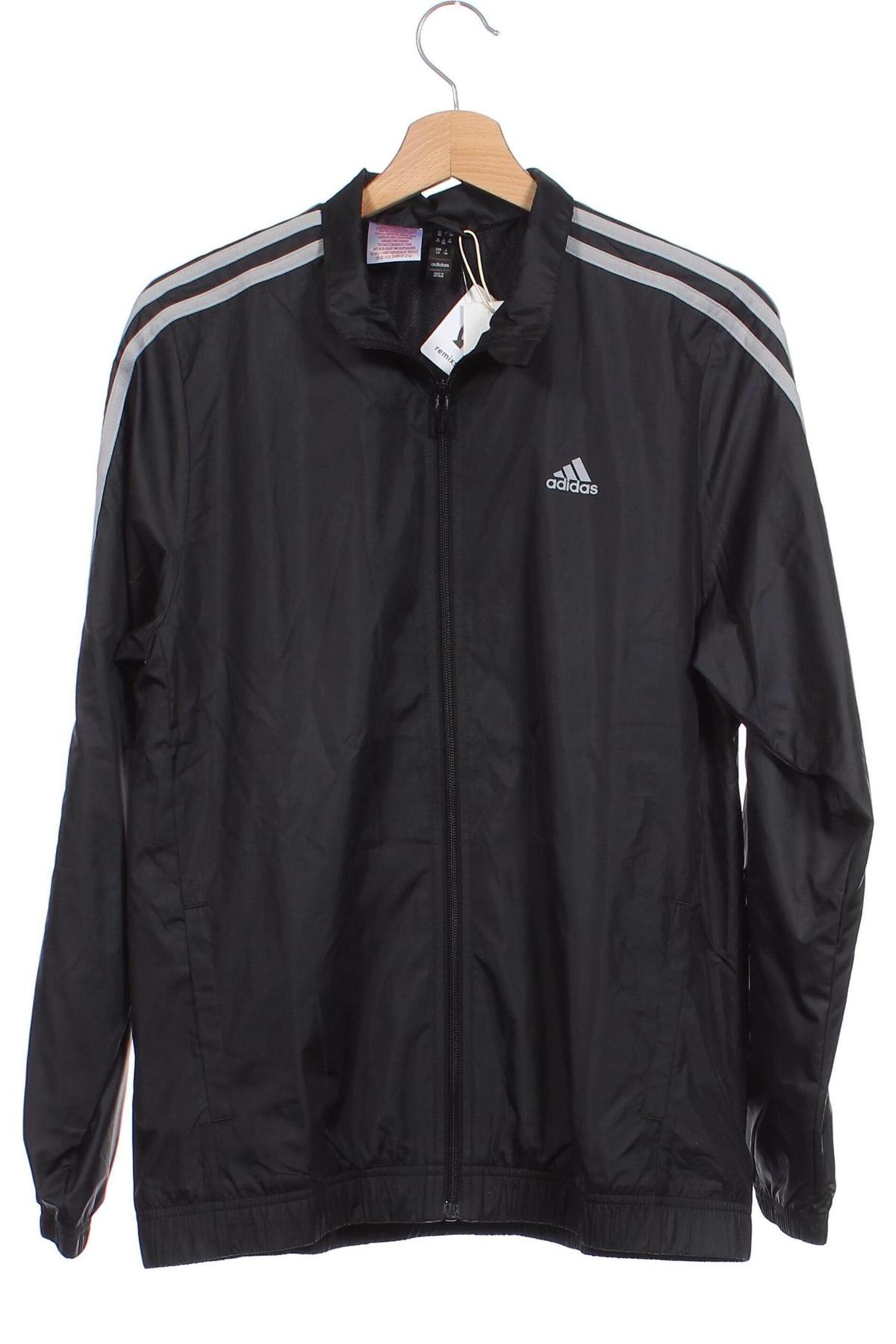 Kinderjacke Adidas, Größe 12-13y/ 158-164 cm, Farbe Schwarz, Preis 80,11 €