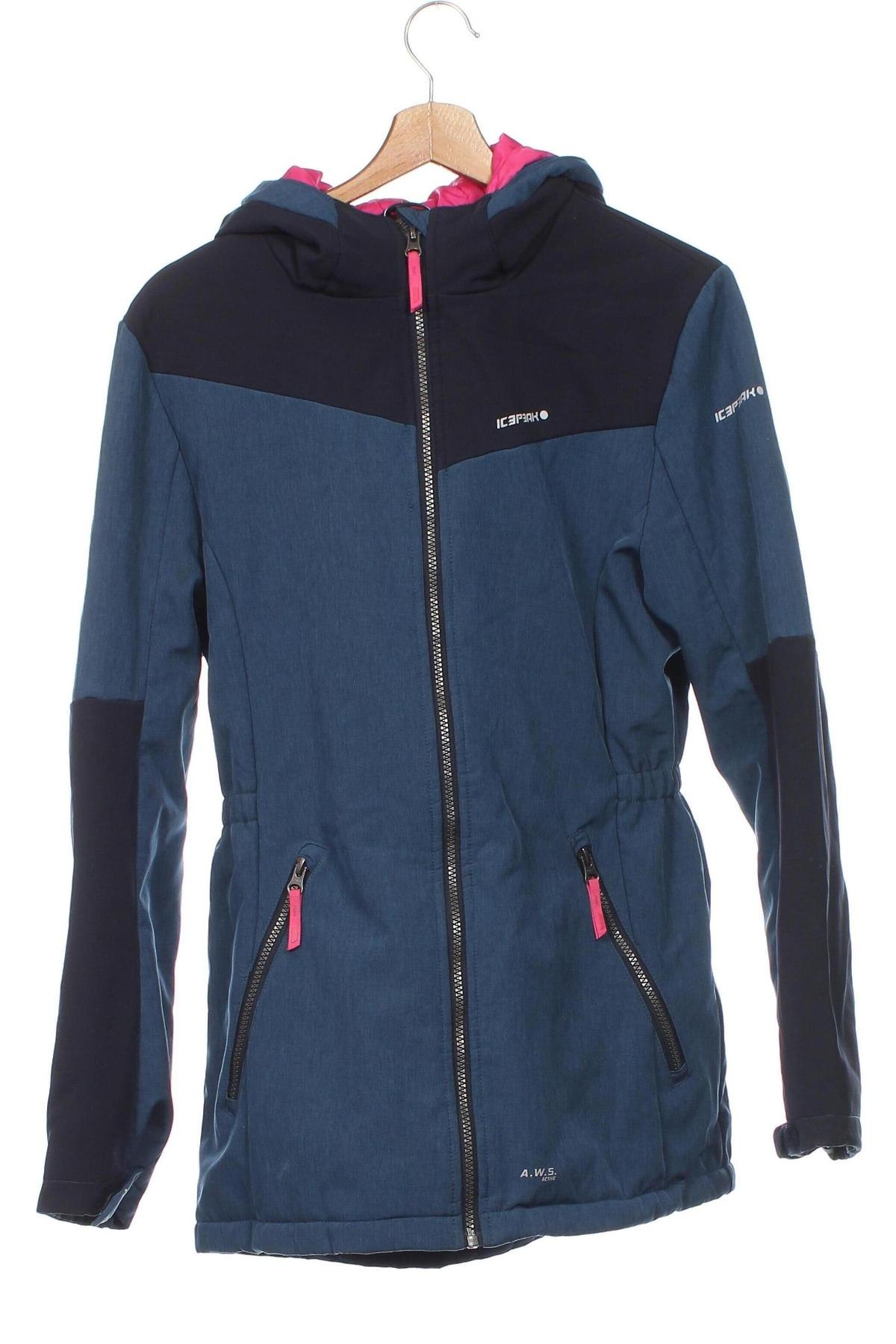 Kinderjacke für Wintersport Icepeak, Größe 15-18y/ 170-176 cm, Farbe Blau, Preis 18,99 €