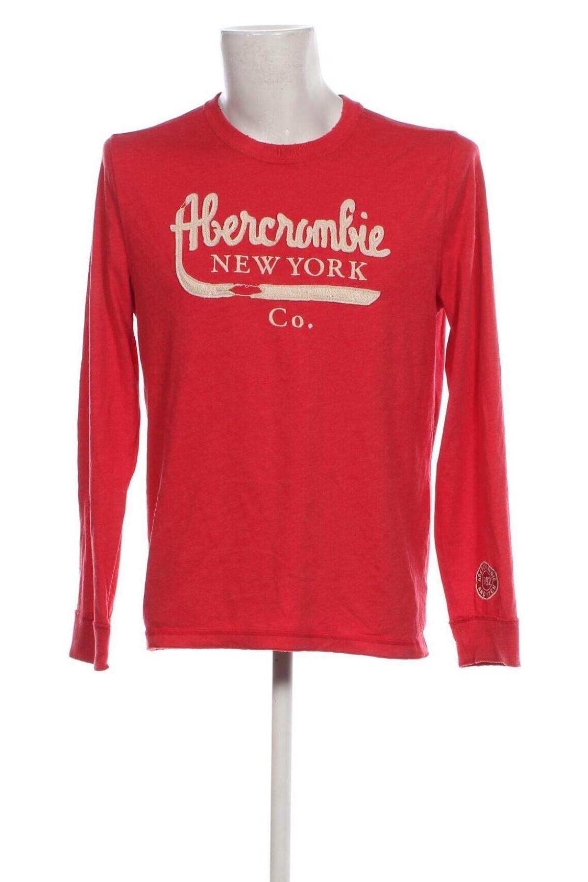 Ανδρική μπλούζα Abercrombie & Fitch, Μέγεθος L, Χρώμα Κόκκινο, Τιμή 29,69 €