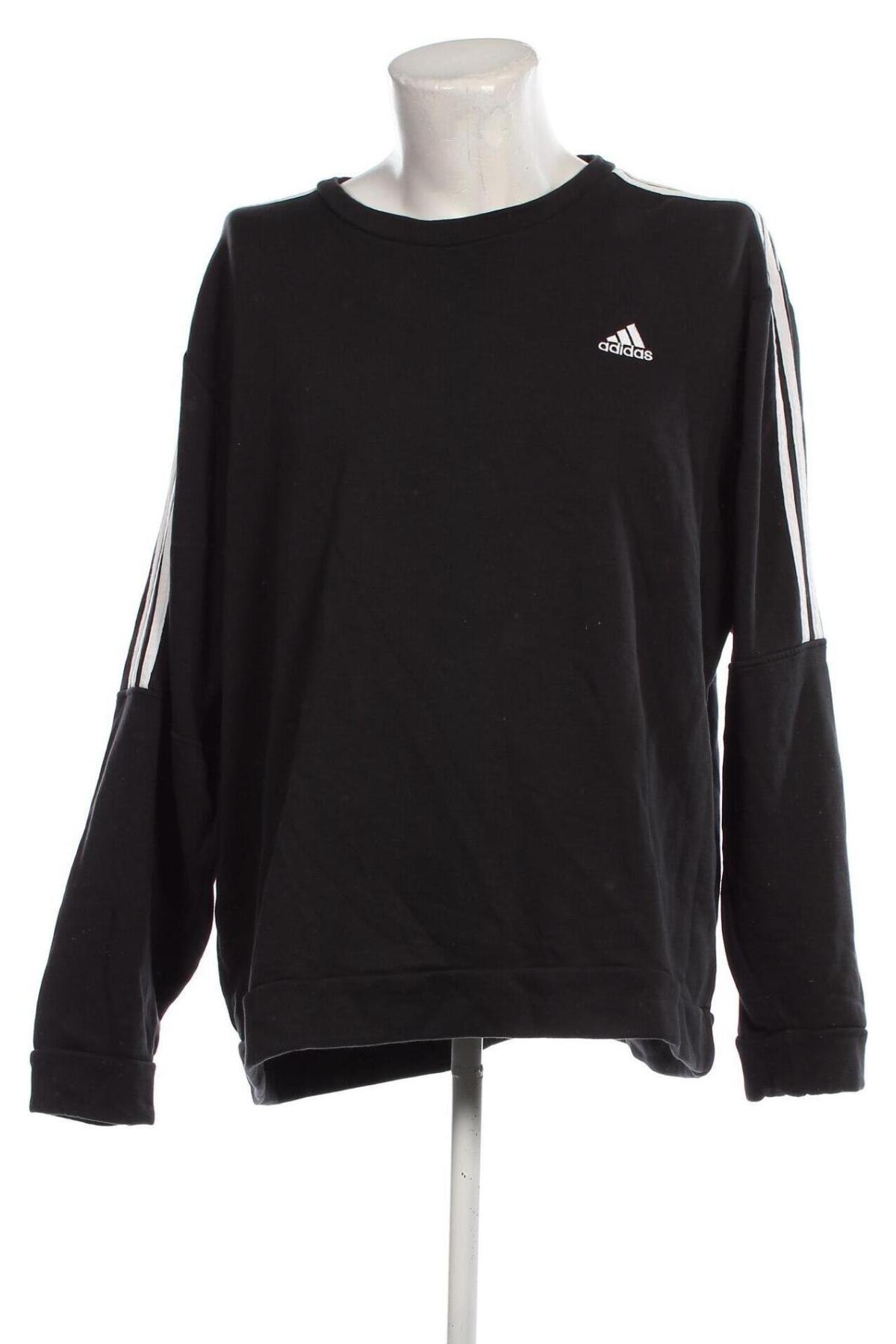 Ανδρική μπλούζα Adidas, Μέγεθος XXL, Χρώμα Μαύρο, Τιμή 19,98 €