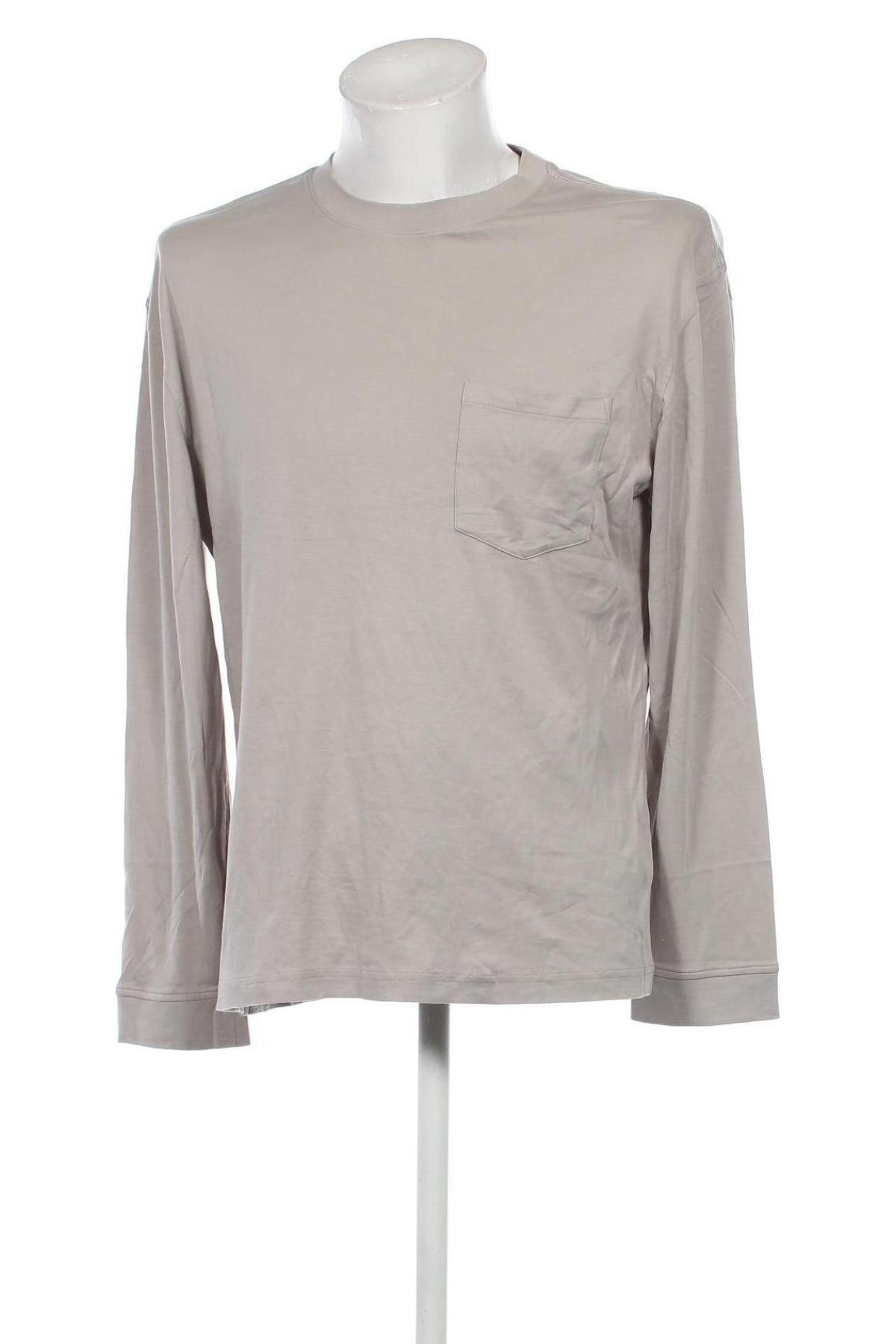 Herren Shirt Dressmann, Größe L, Farbe Grau, Preis 4,99 €