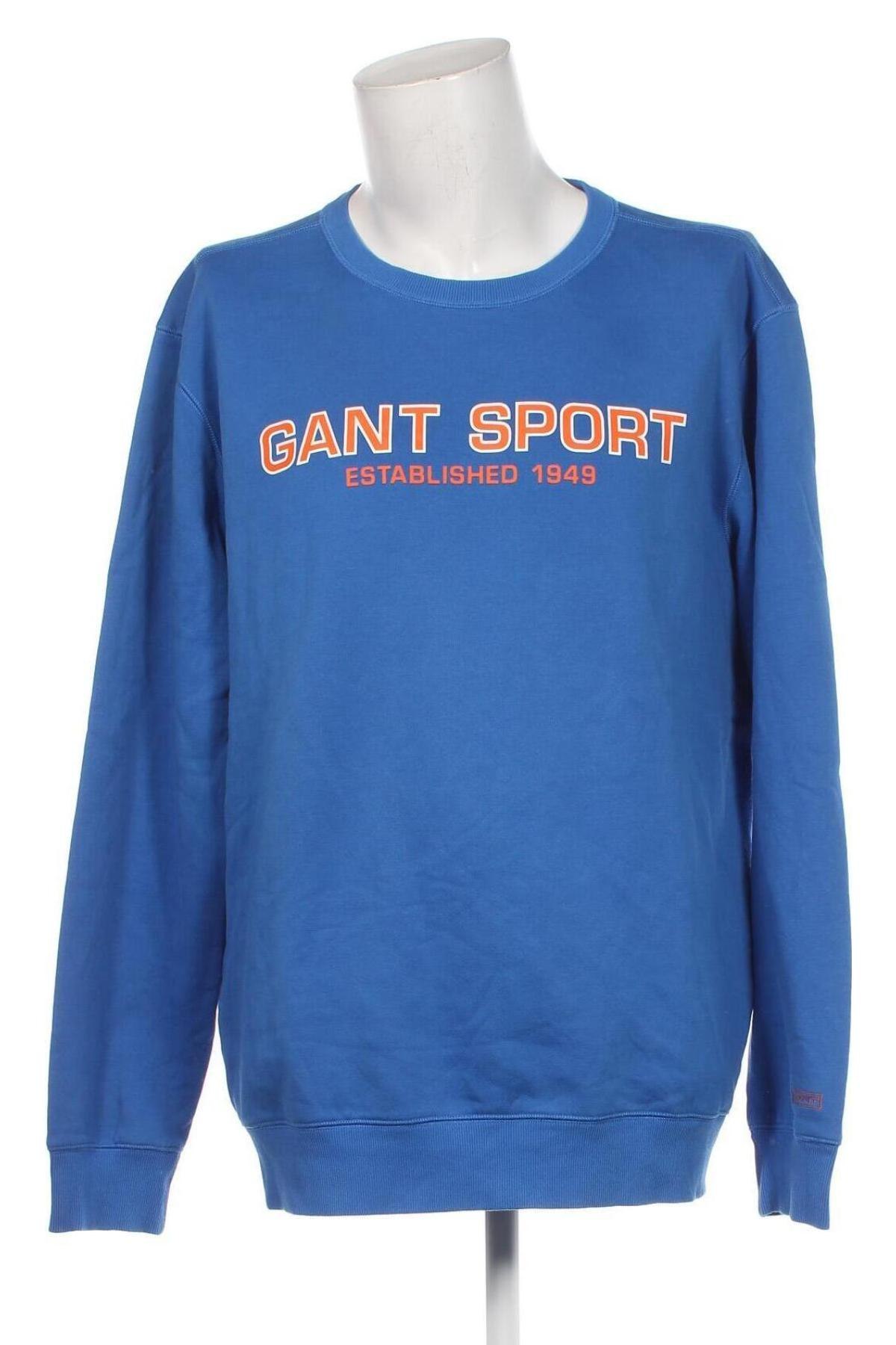 Мъжка блуза Gant, Размер 4XL, Цвят Син, Цена 64,60 лв.