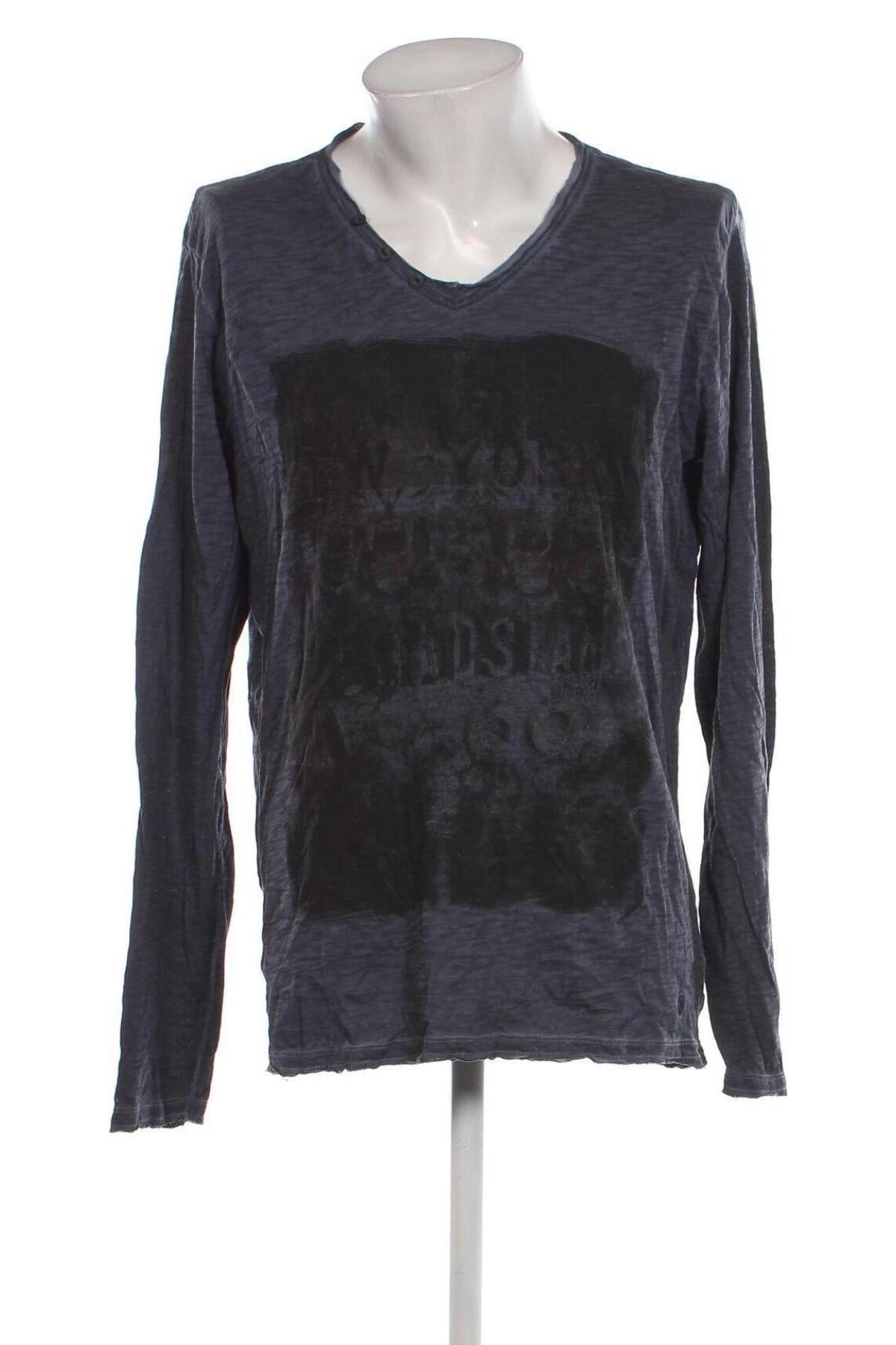Ανδρική μπλούζα S.Oliver, Μέγεθος XL, Χρώμα Μπλέ, Τιμή 10,02 €